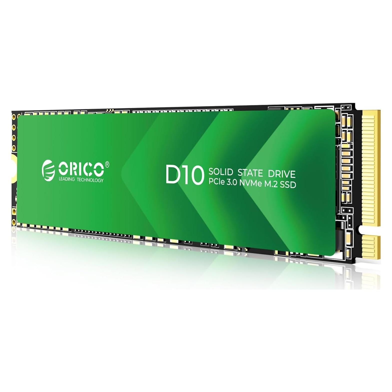 ORICO 1TB M.2 NVMe SSD D10 PCIe Gen3x4 3600MB/s