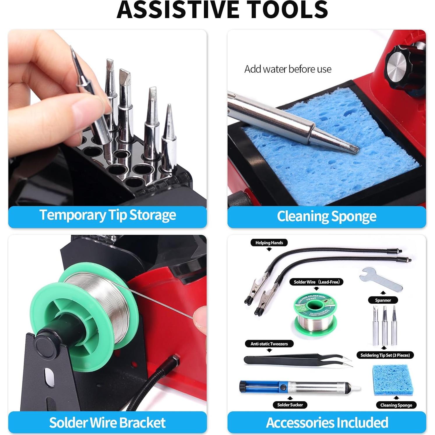 Estación de Soldadura YIHUA 926 III 110W con Accesorios