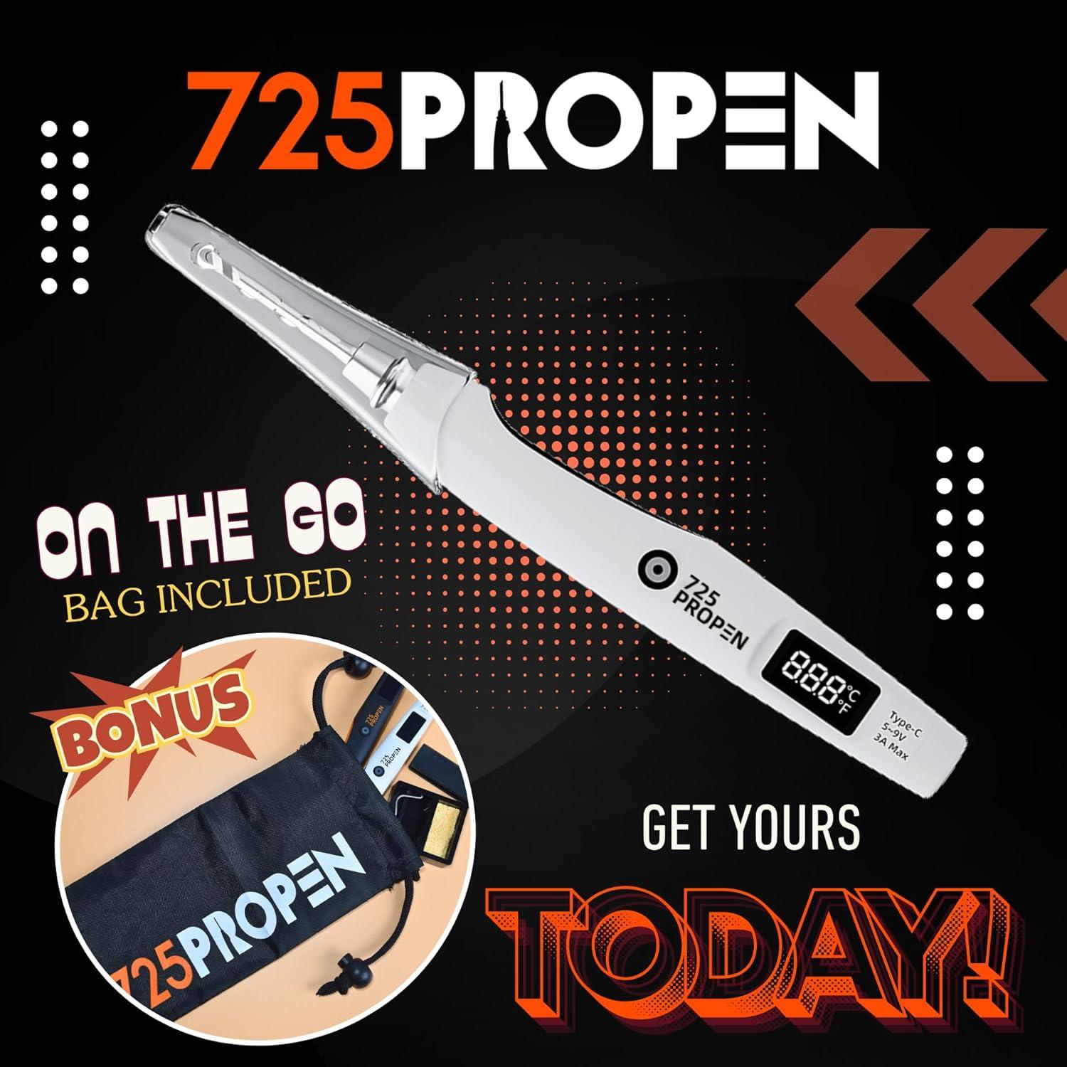 Soldador Digital 725PROPEN USB-C 450°C Portátil LCD