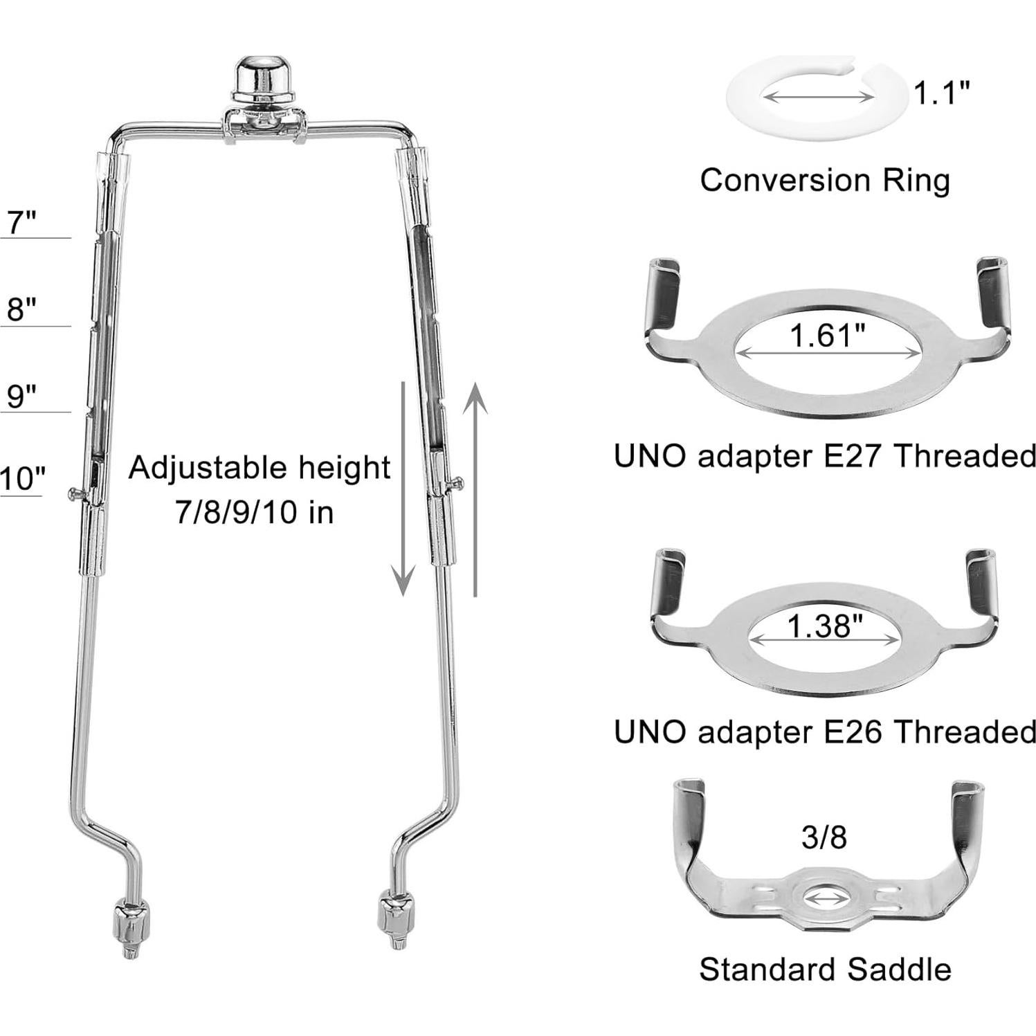 Soporte de Pantalla de Lámpara Mornajina 2Packs Ajustable