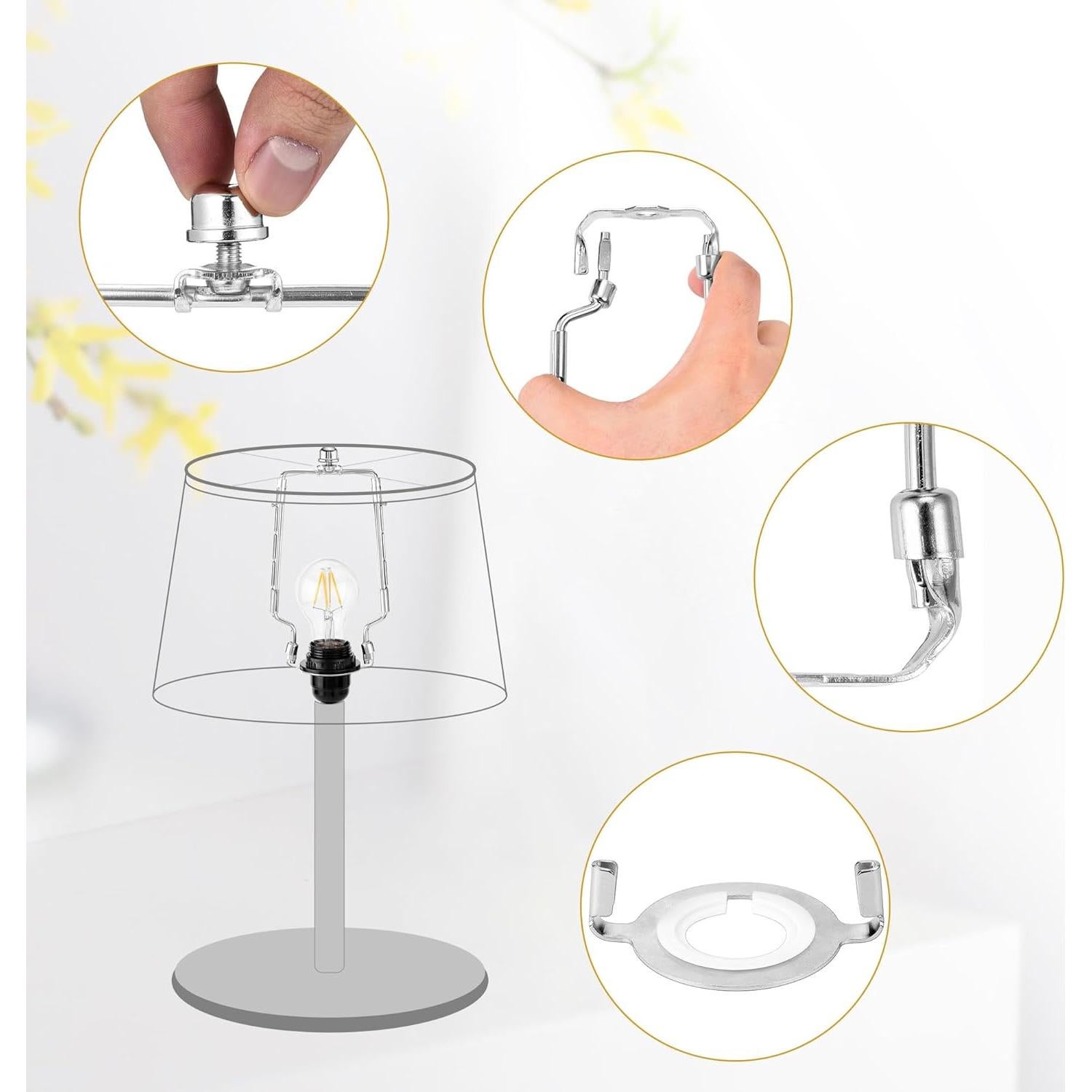 Soporte de Pantalla de Lámpara Mornajina 2Packs Ajustable