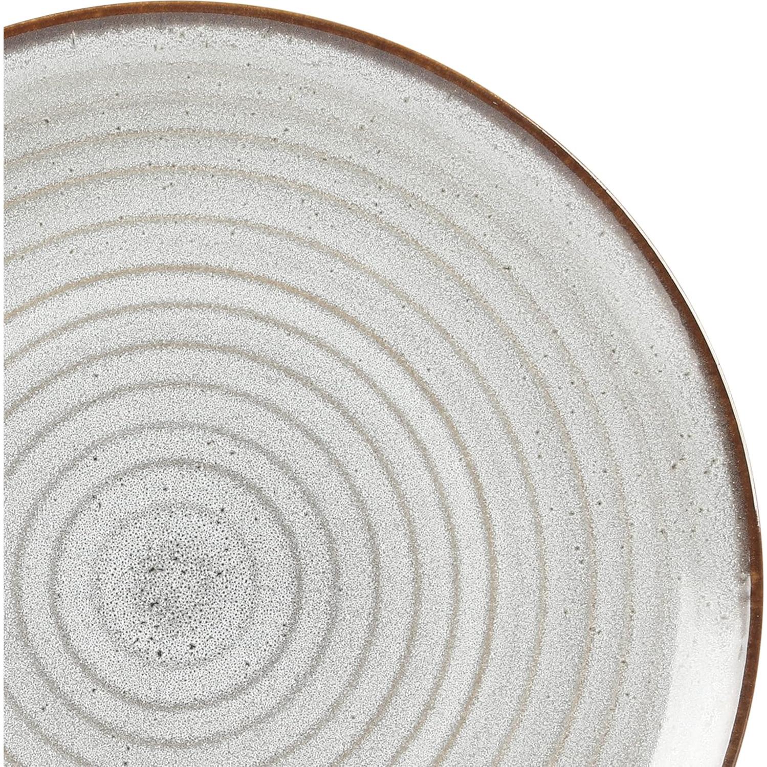 Juego de Vajilla Gibson Elite Dreamweaver 16 Piezas Gris