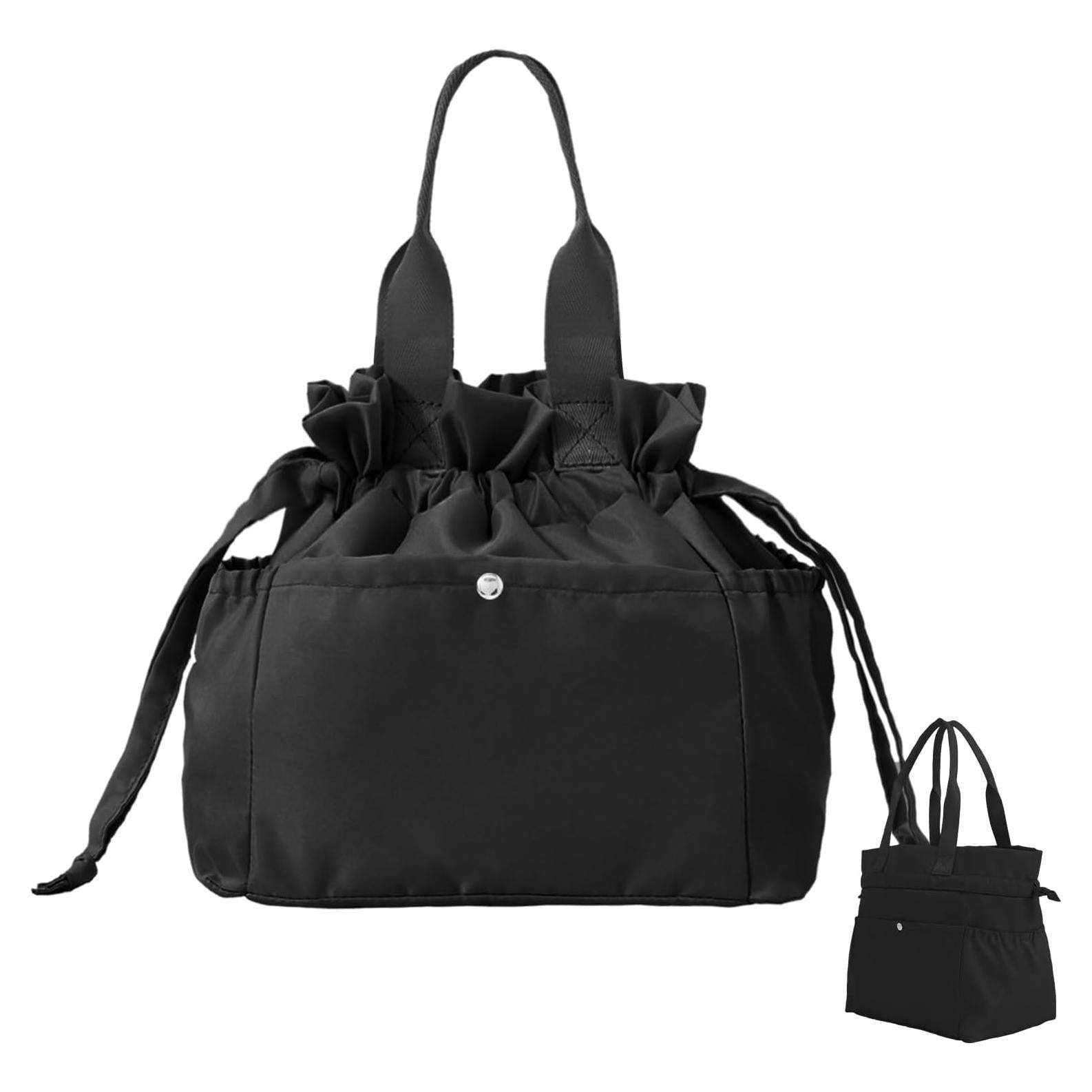 Bolsa de Almuerzo Aislada MEXS Negra Grande para Oficina