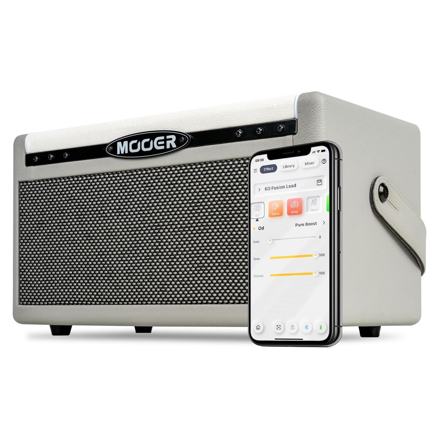 Amplificador MOOER SD30i 30W Bluetooth Portátil con Efectos