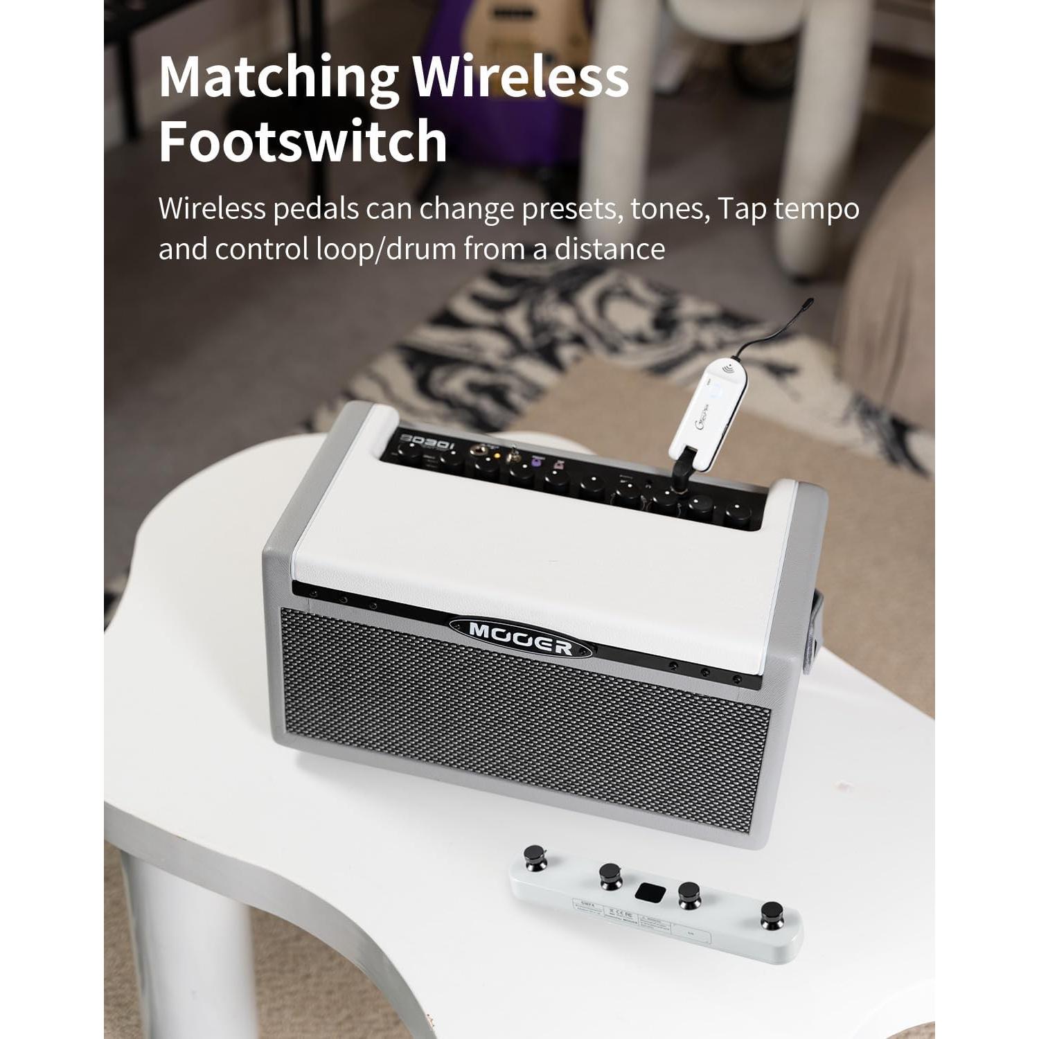 Amplificador MOOER SD30i 30W Bluetooth Portátil con Efectos