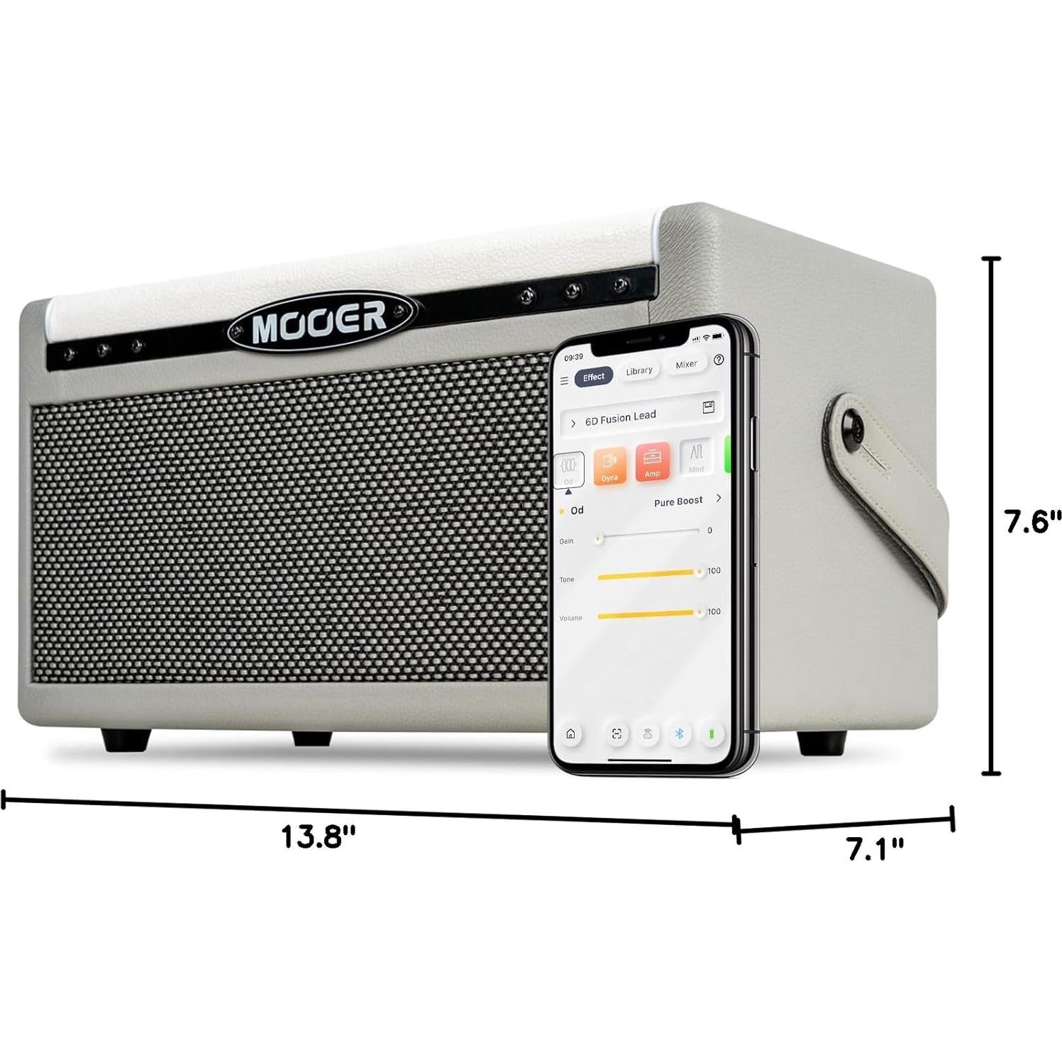 Amplificador MOOER SD30i 30W Bluetooth Portátil con Efectos