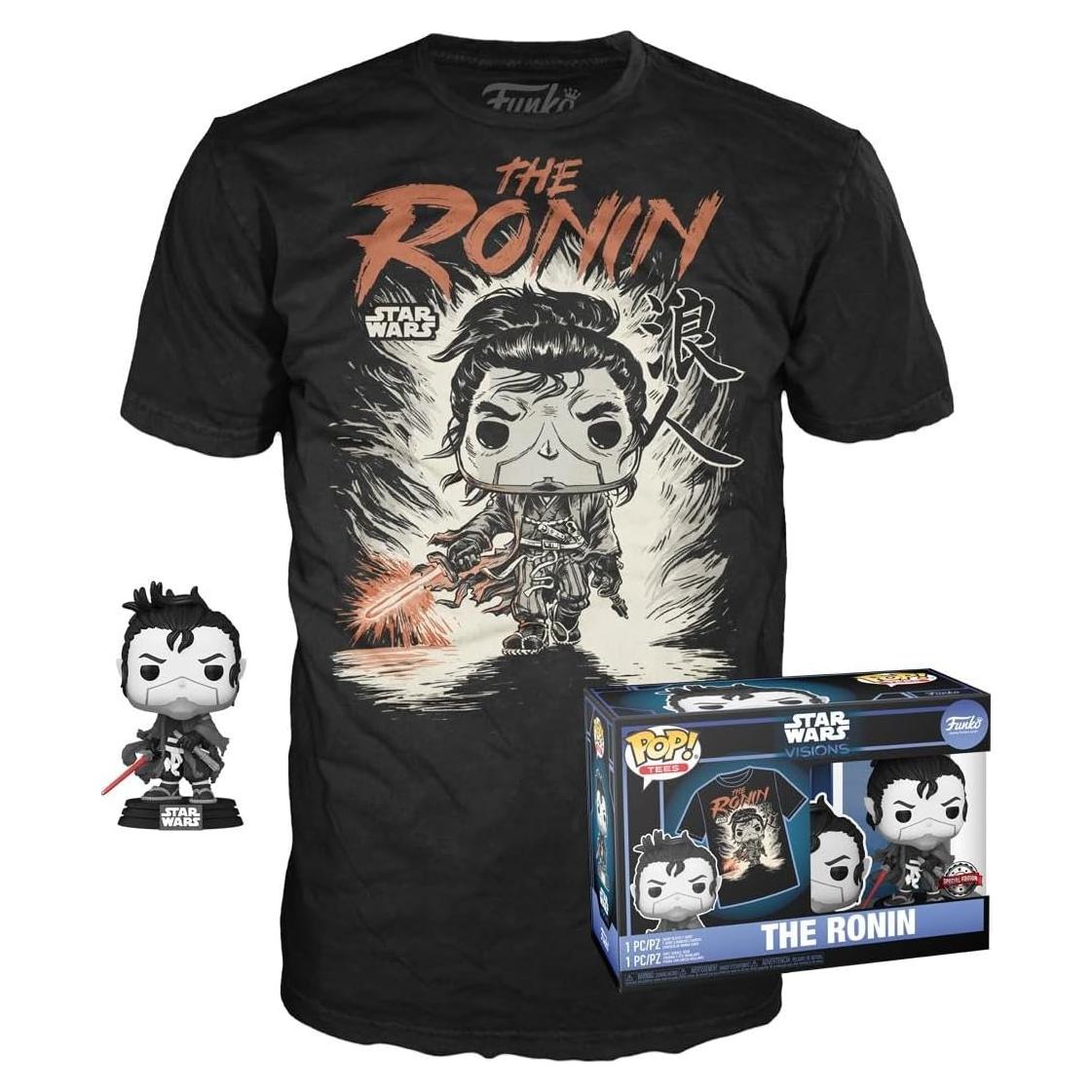 Funko Pop! & Tee: Tar Wars - Kyoto - Small - (S) - Star Wars - T-Shirt - Clothes with Collectable Vinyl Figure - Gift Idea - Toys and Short Sleeve Top for Adults Unisex Men and Women - Movies Fans