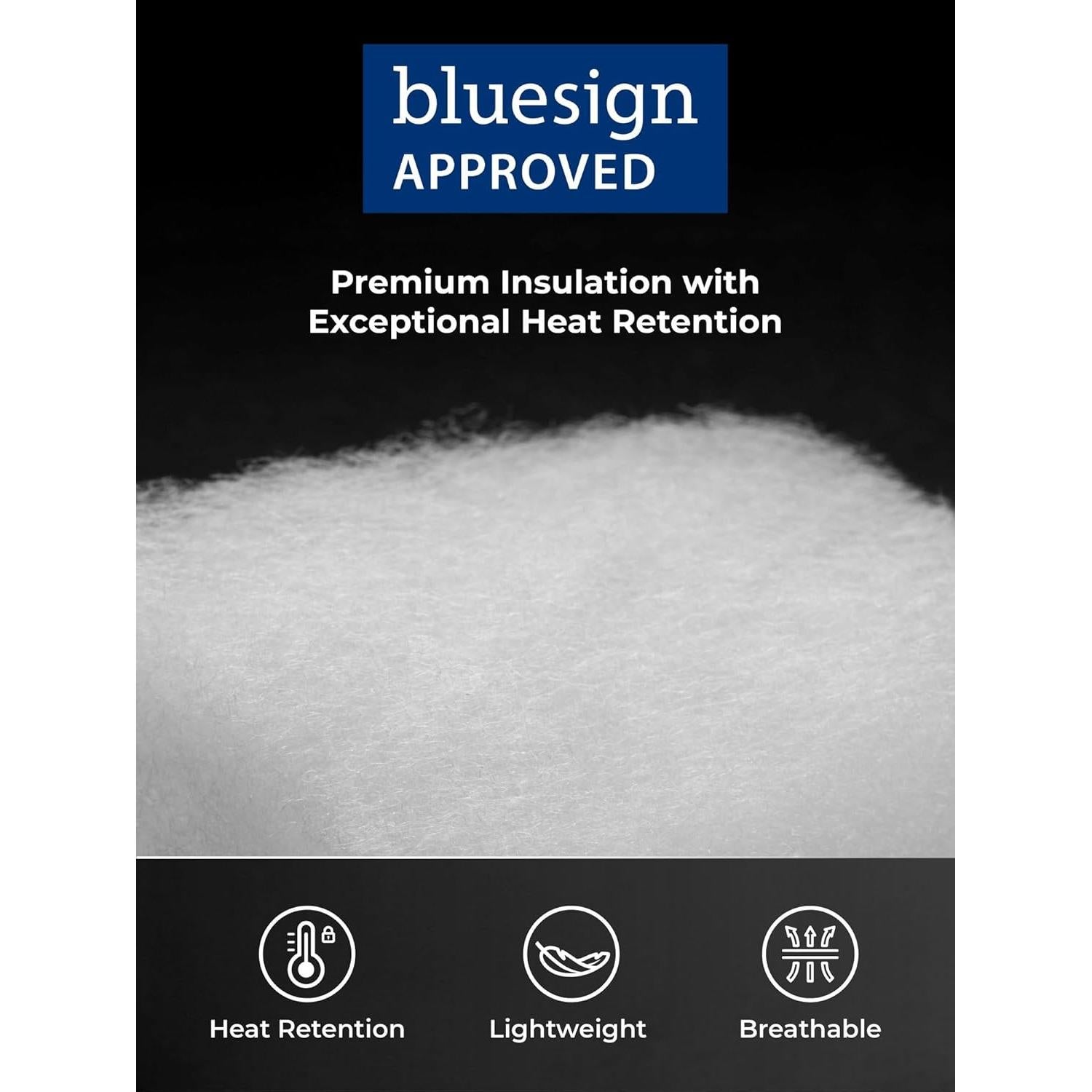 Chaleco Térmico ORORO para Hombres, Acolchado Ligero Negro