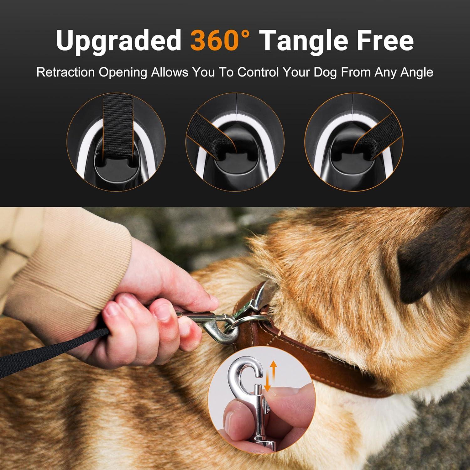 Correa de Perro Retráctil POOZON 3.05 m Nylon Alta Resistencia