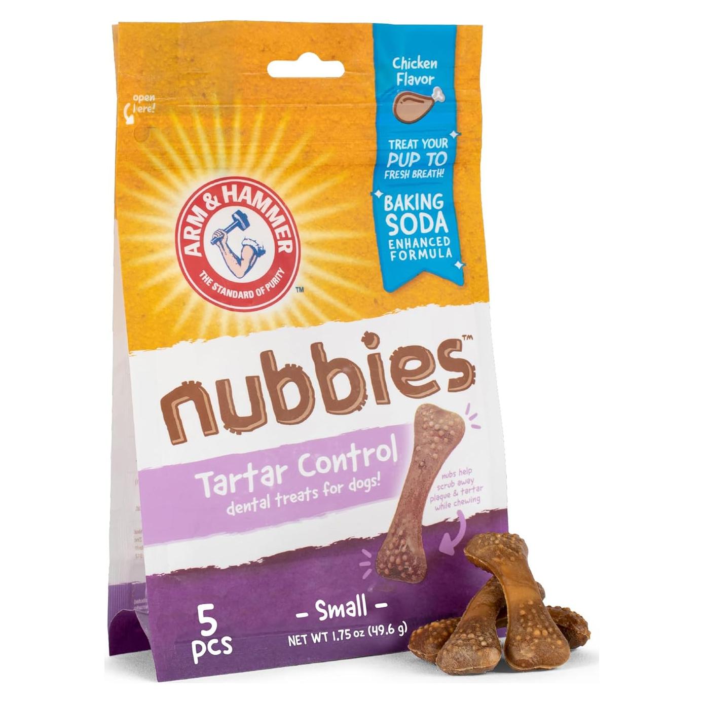 Golosinas Dentales Arm & Hammer Nubbies para Perros Sabor Pollo