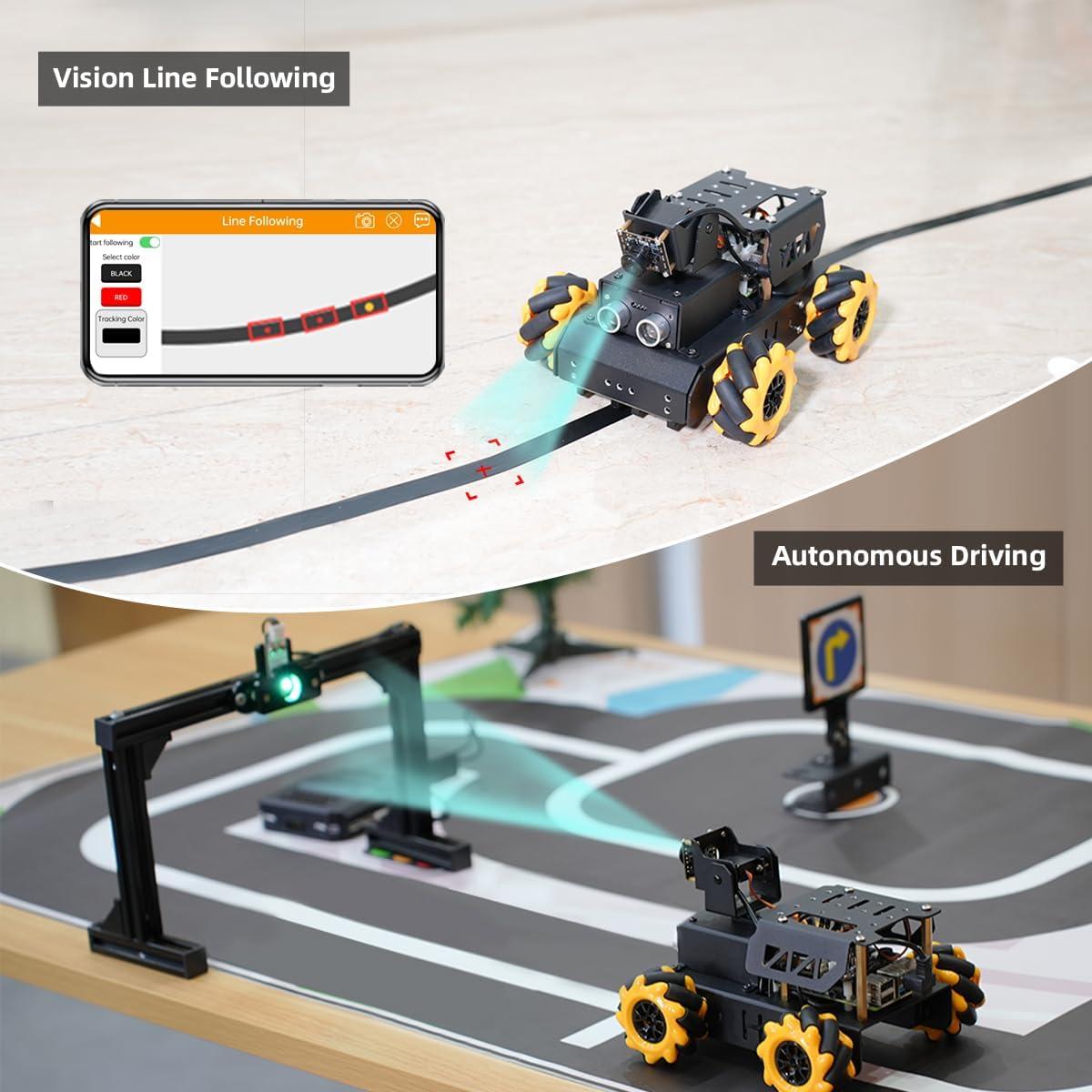 Kit Robot Carro AI Hiwonder TurboPi 5 con Cámara HD