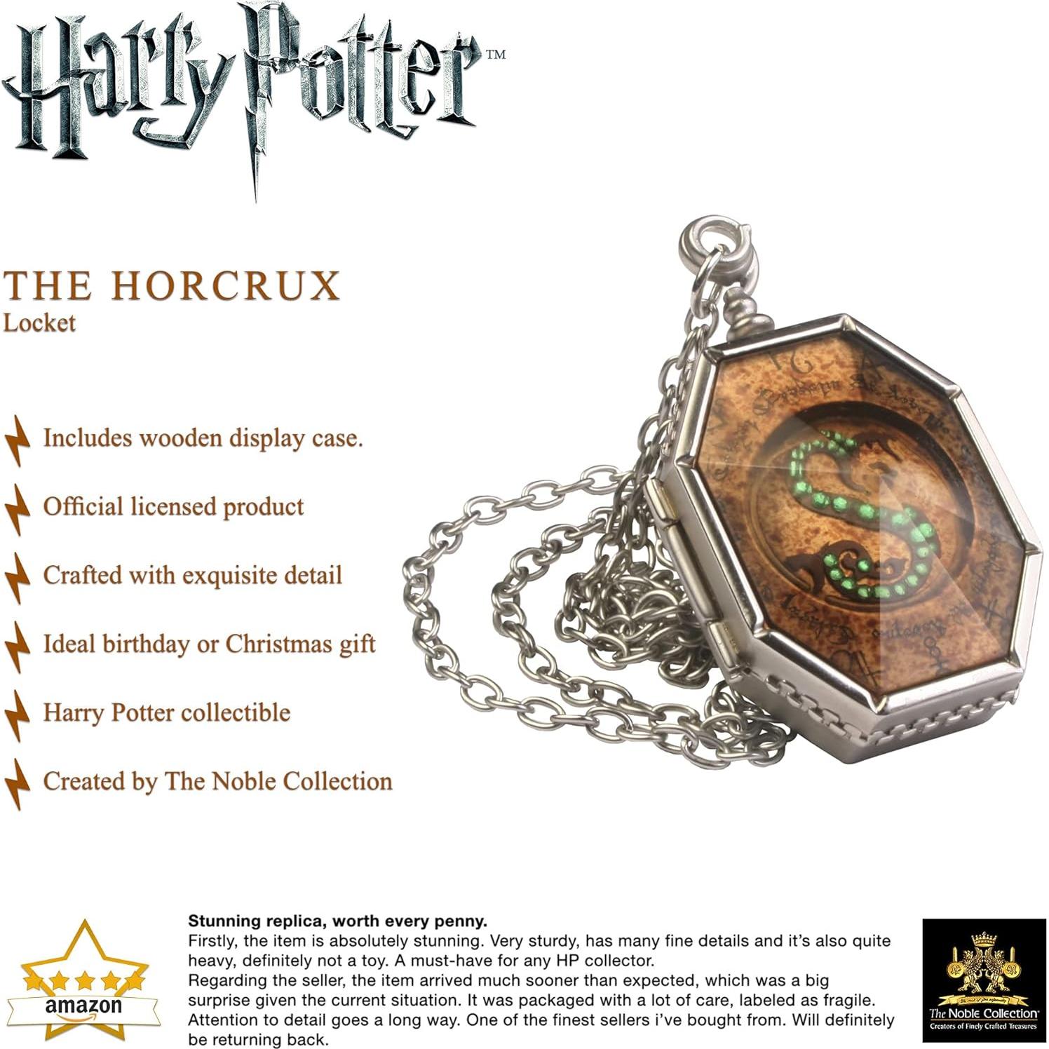 Medallón Horrocrux Slytherin La Colección Noble 13.7x9.5cm