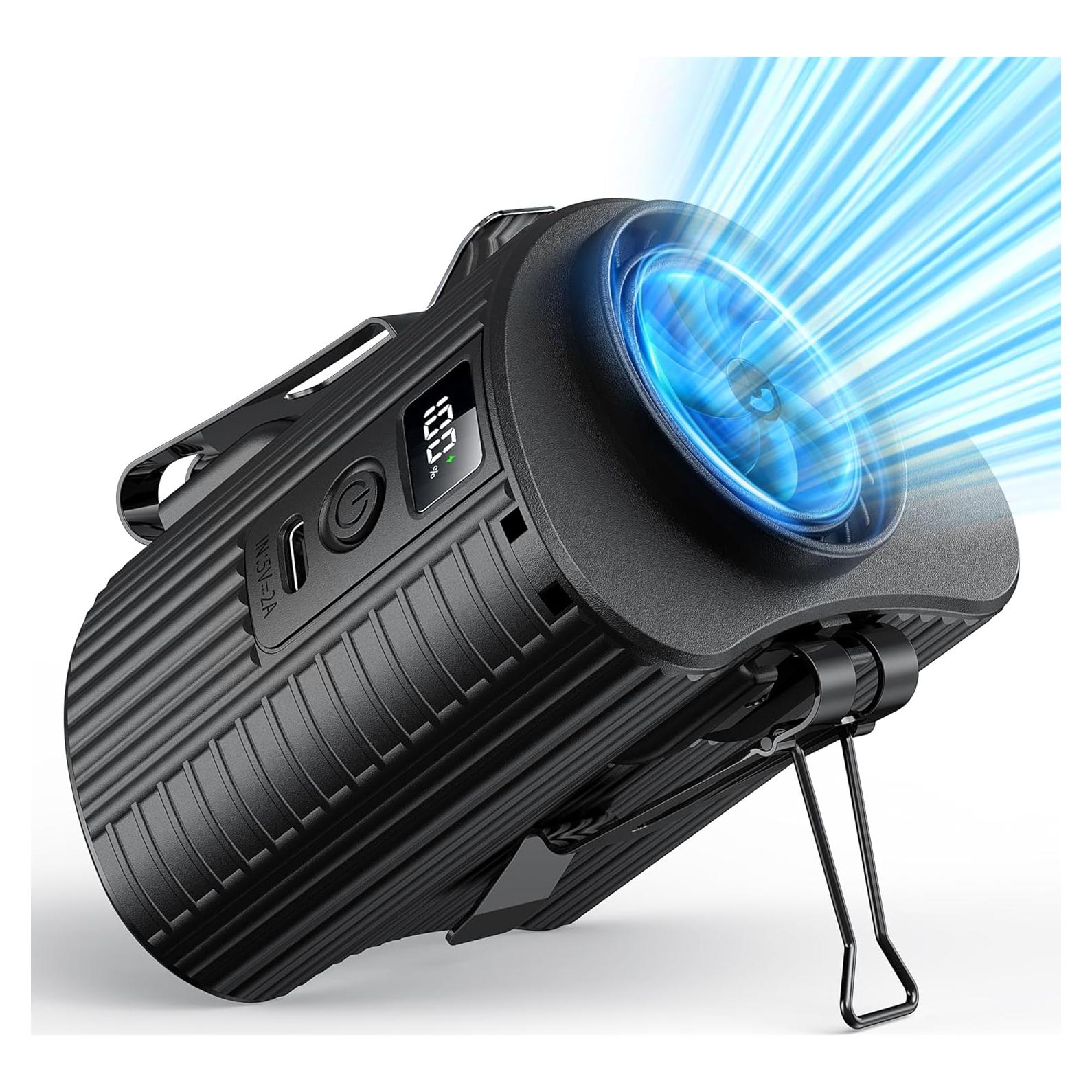 Ventilador de Cintura Portátil AMACOOL K20 5 Velocidades 20h