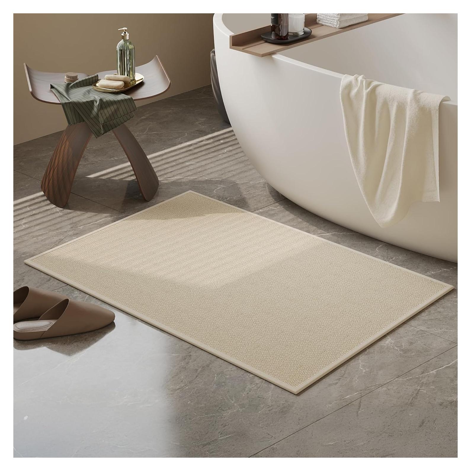 Alfombra de Baño Mecko Avena 50.8x81.3cm Antideslizante