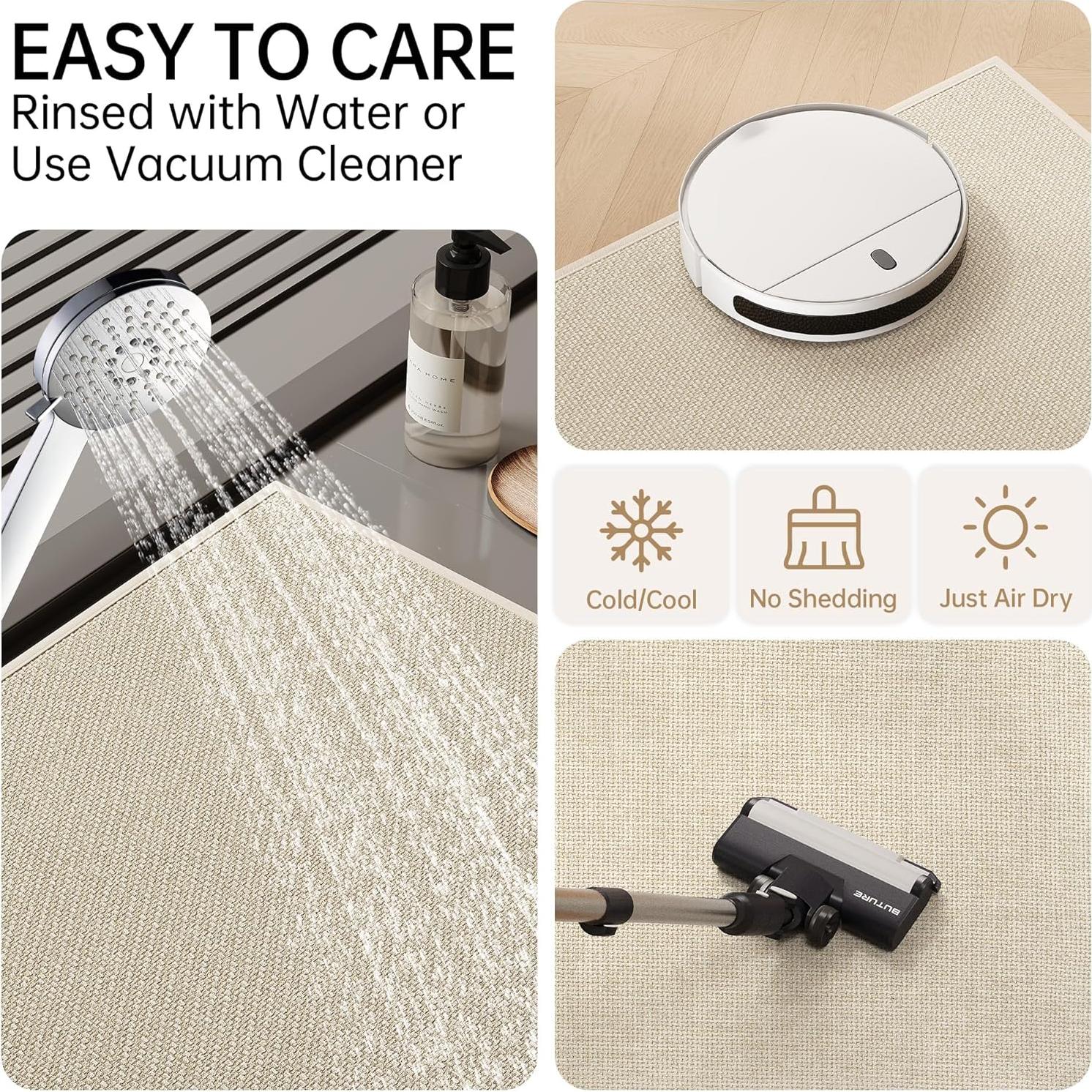 Alfombra de Baño Mecko Avena 50.8x81.3cm Antideslizante