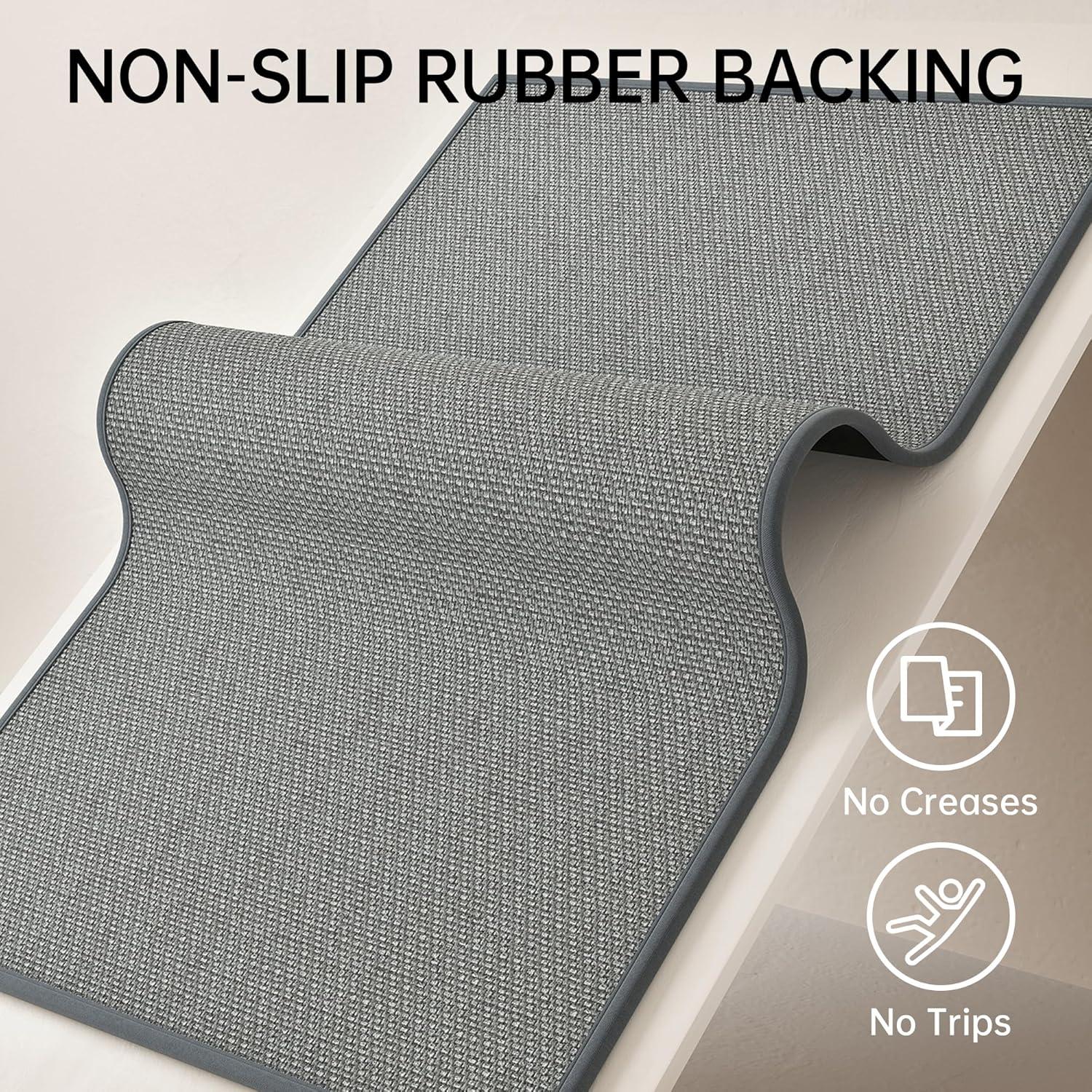 Alfombra de Baño Mecko Gris 50.8x81.3cm Antideslizante