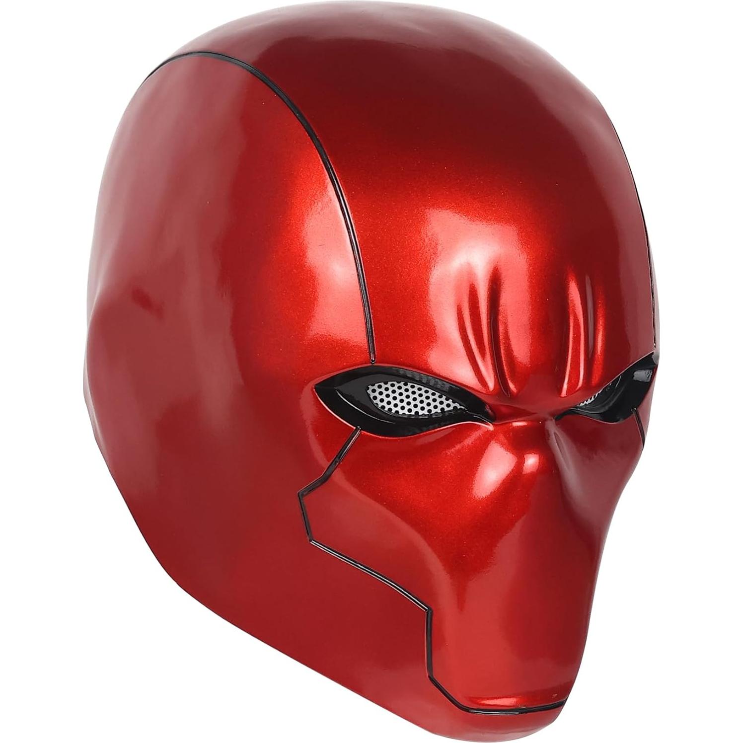 Casco Red Hood Metálico Deluxe Cosplay Unisex Adulto