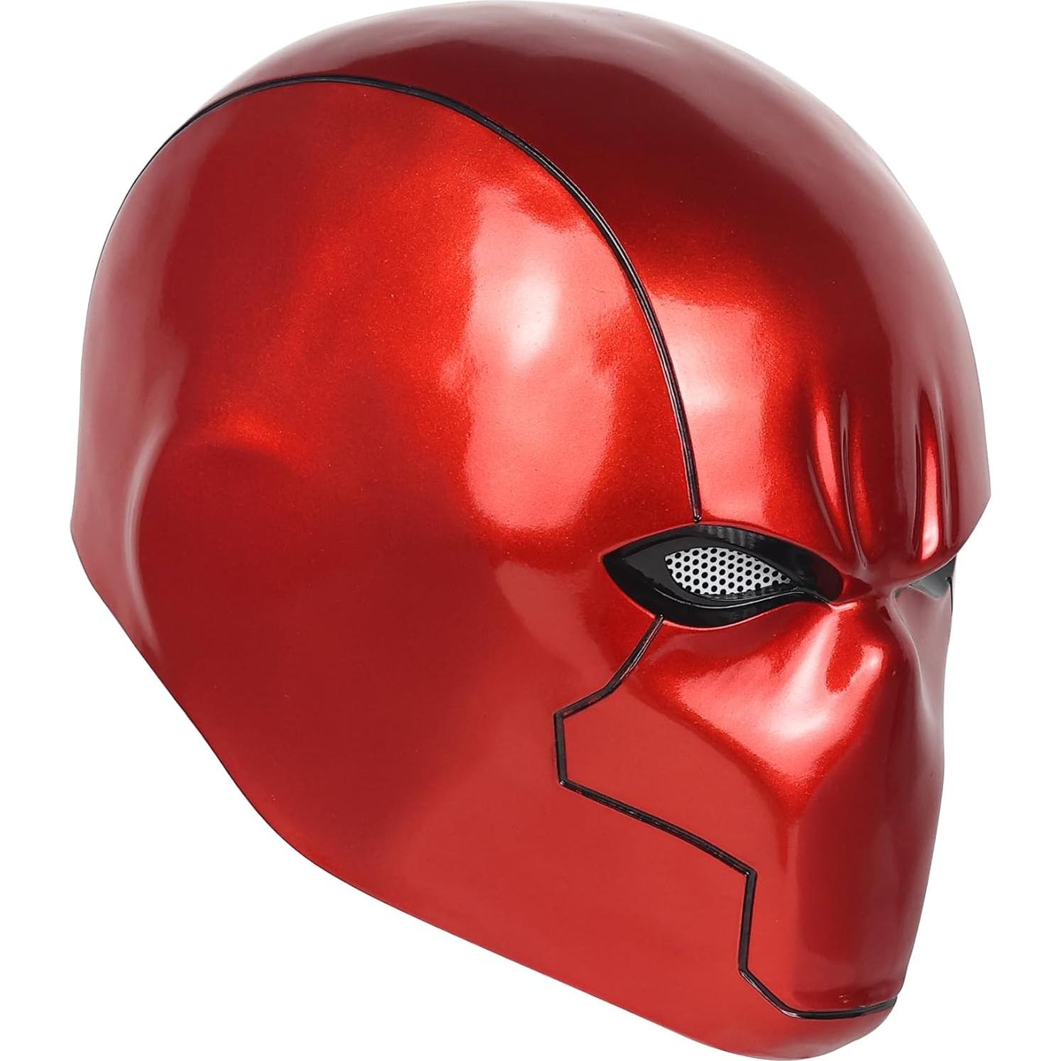 Casco Red Hood Metálico Deluxe Cosplay Unisex Adulto