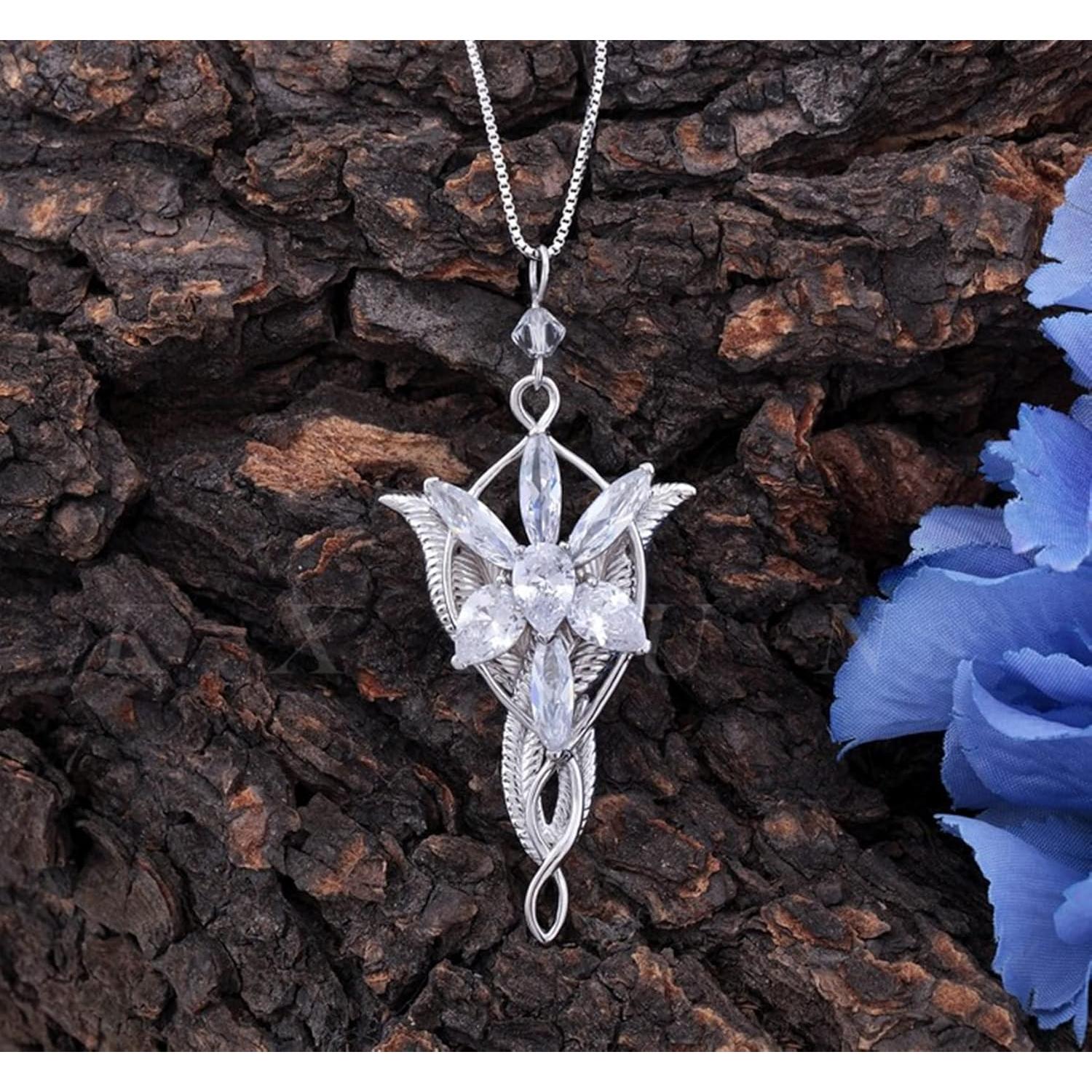 Collar Arwen Evenstar XHBTS 4 Piezas Joyería Cosplay