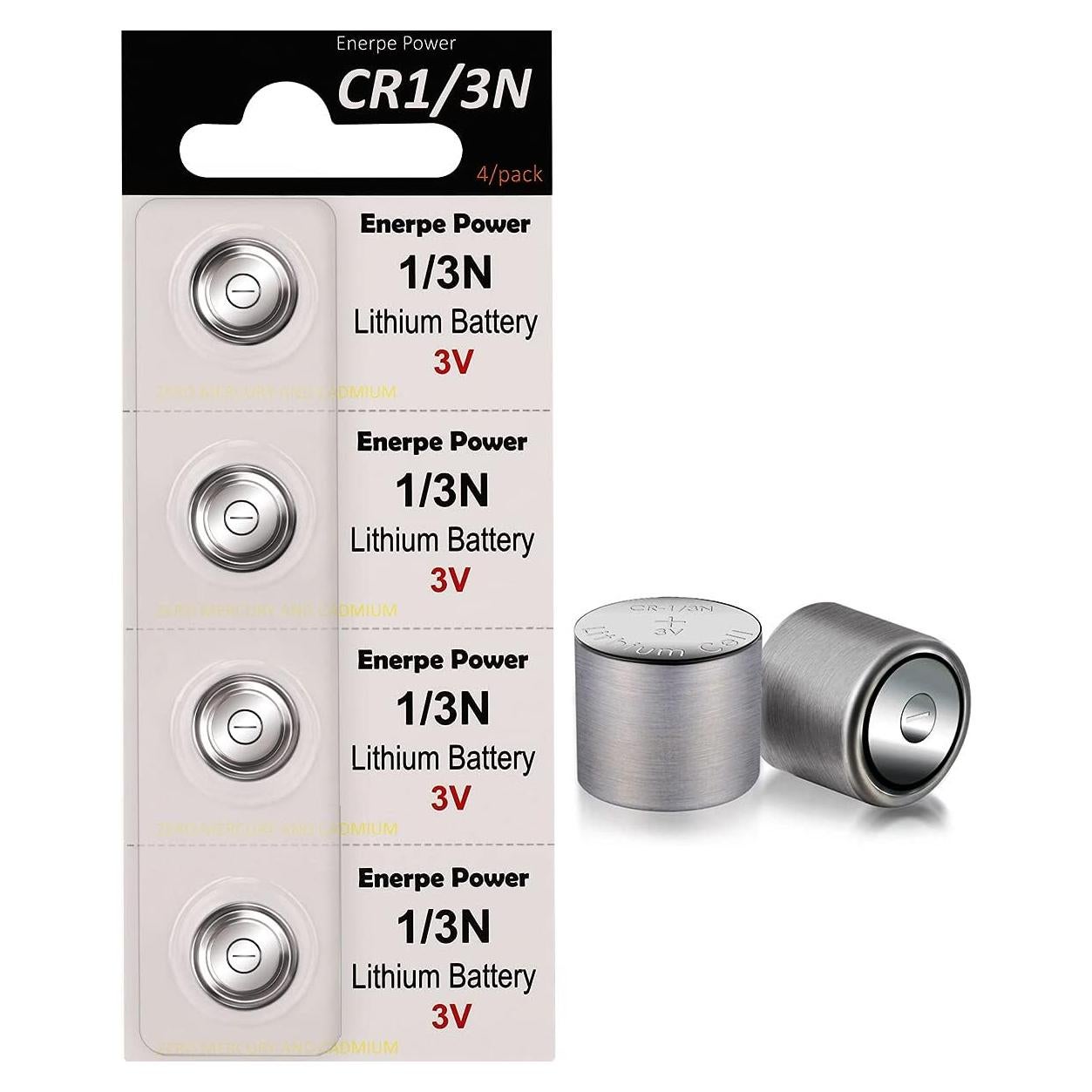 Batería de Litio Enerpe CR1/3N 170 mAh Paquete de 4