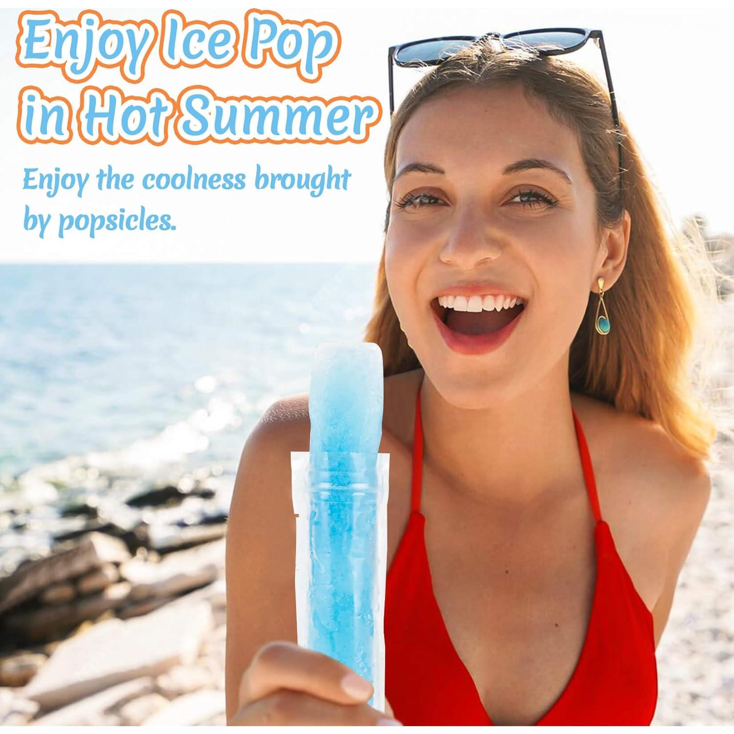 100 Bolsitas Sellables para Boli de Hielo MAQIHAN 230ml