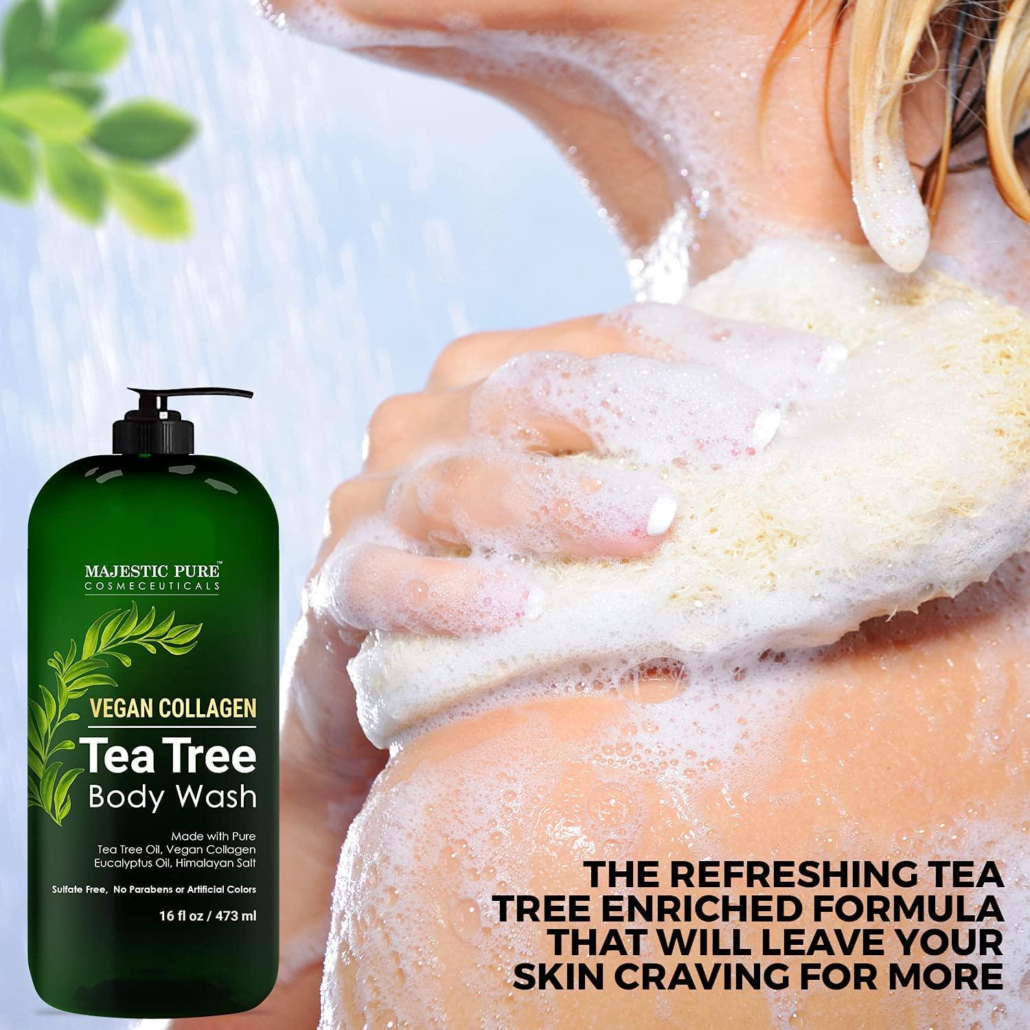 Jabón Corporal Majestic Pure Árbol de Té 473 ml - Hidratante