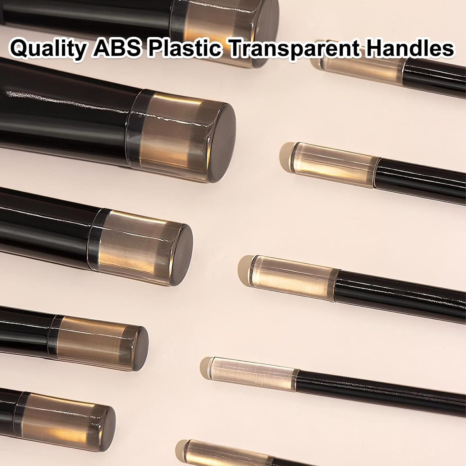 Set de Brochas de Maquillaje de Viaje Kingtree, 10 Piezas Mini