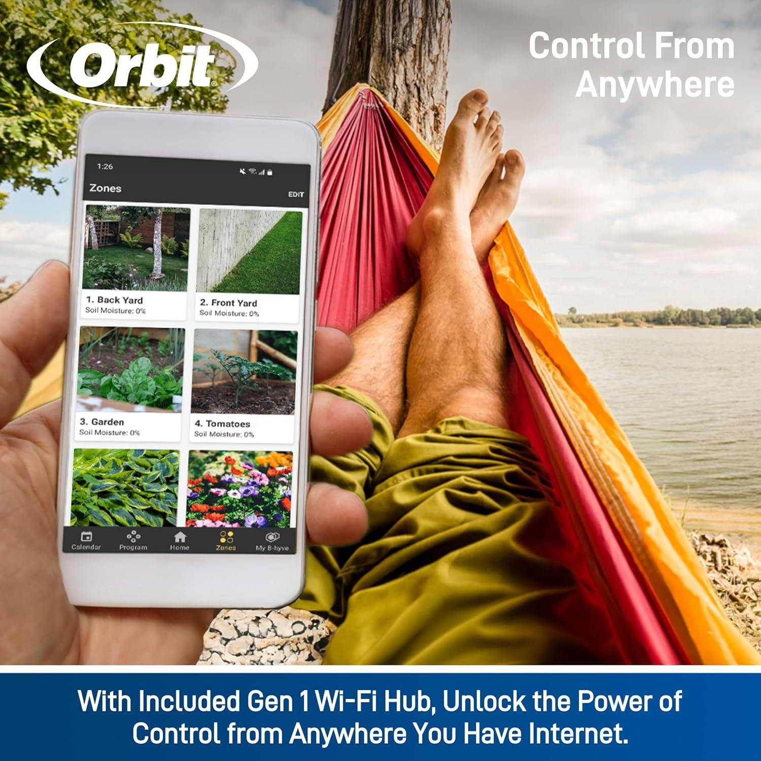 Temporizador de Riego Inteligente Orbit B-hyve 21004 Wi-Fi