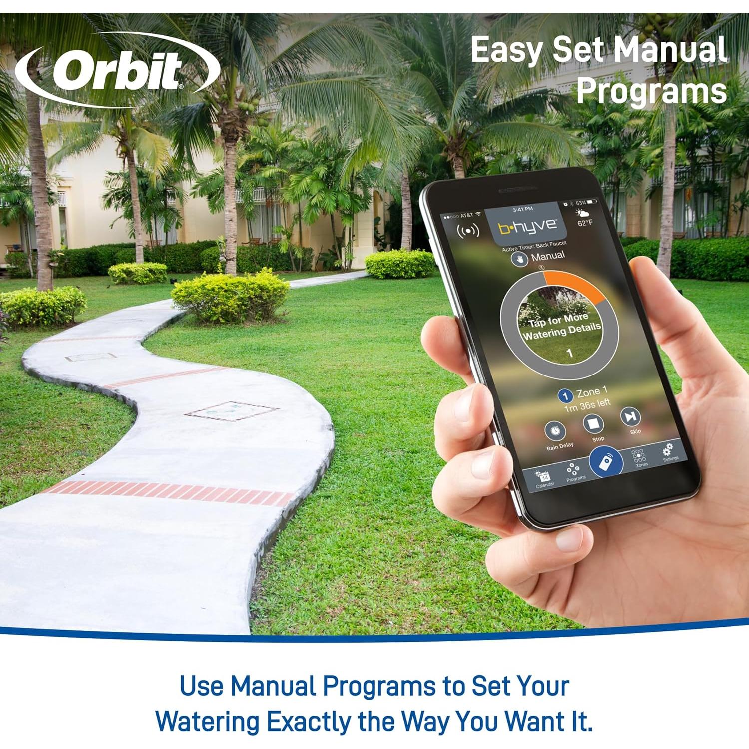 Temporizador de Riego Inteligente Orbit B-hyve 21004 Wi-Fi