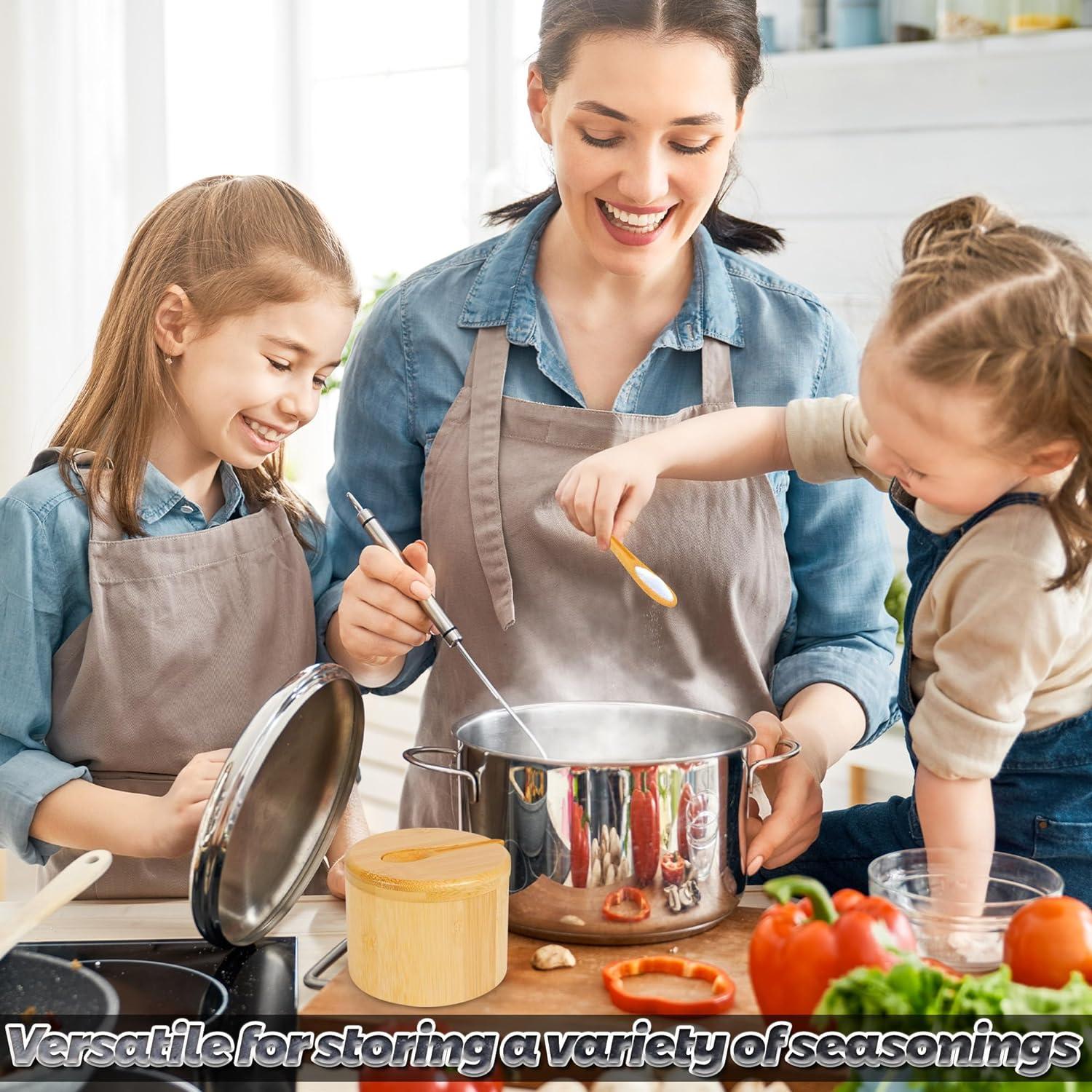 Caja de Sal de Bambú Loscarol con Tapa Magnética 170g