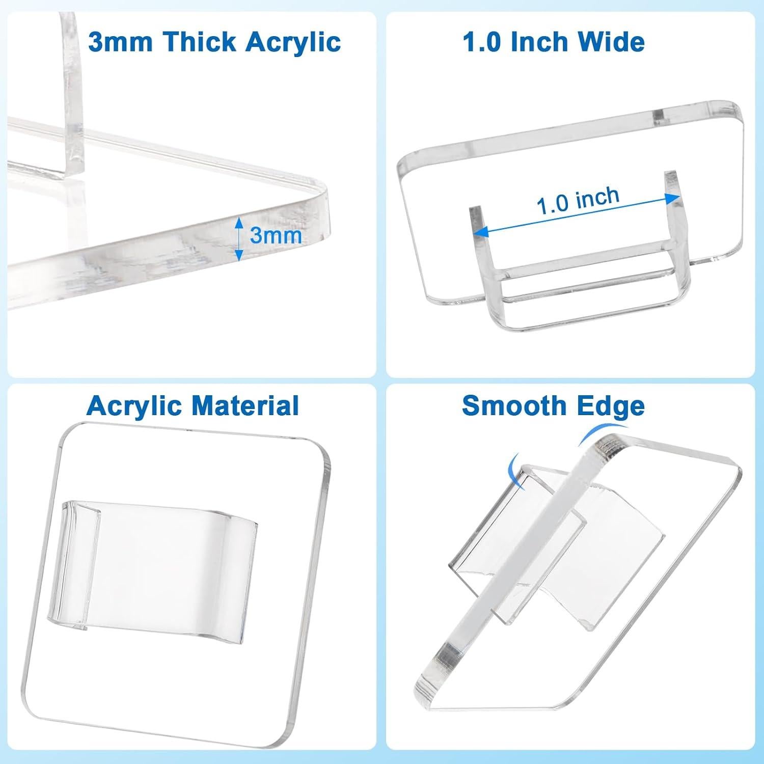 Organizador de Gafas de Sol Douildhaiy, 4 Soportes Acrílicos Transparentes