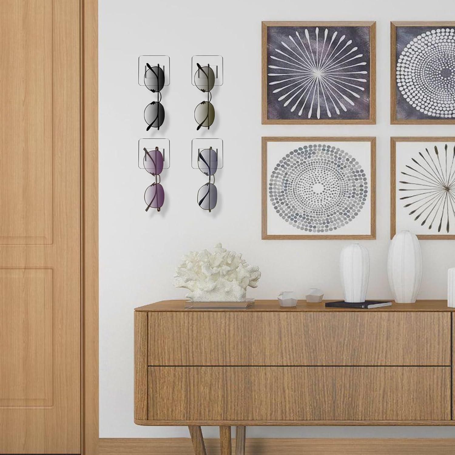 Organizador de Gafas de Sol Douildhaiy, 4 Soportes Acrílicos Transparentes