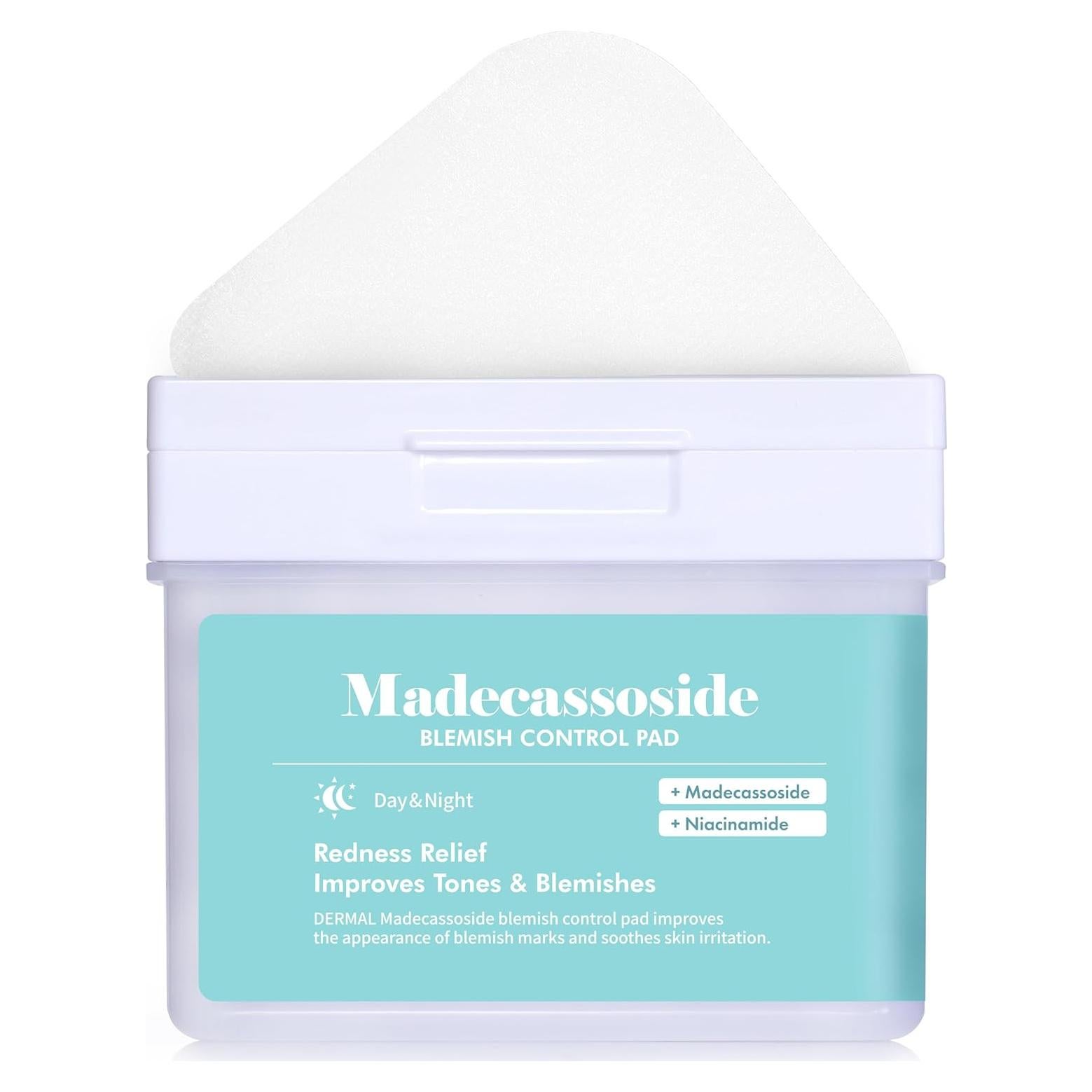 Almohadillas Tónicas Dermal Madecassoside - 120 Hojas Veganas