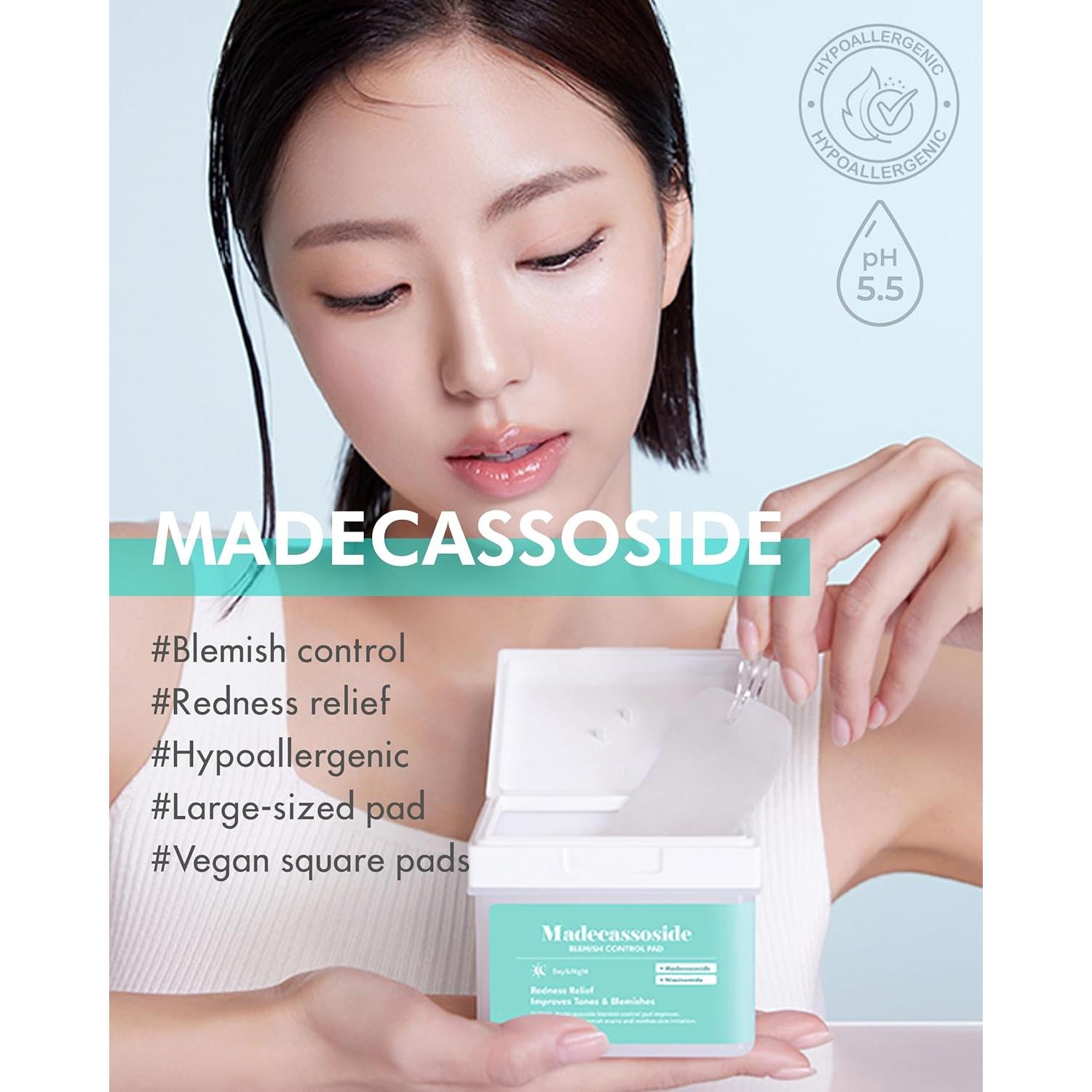 Almohadillas Tónicas Dermal Madecassoside - 120 Hojas Veganas