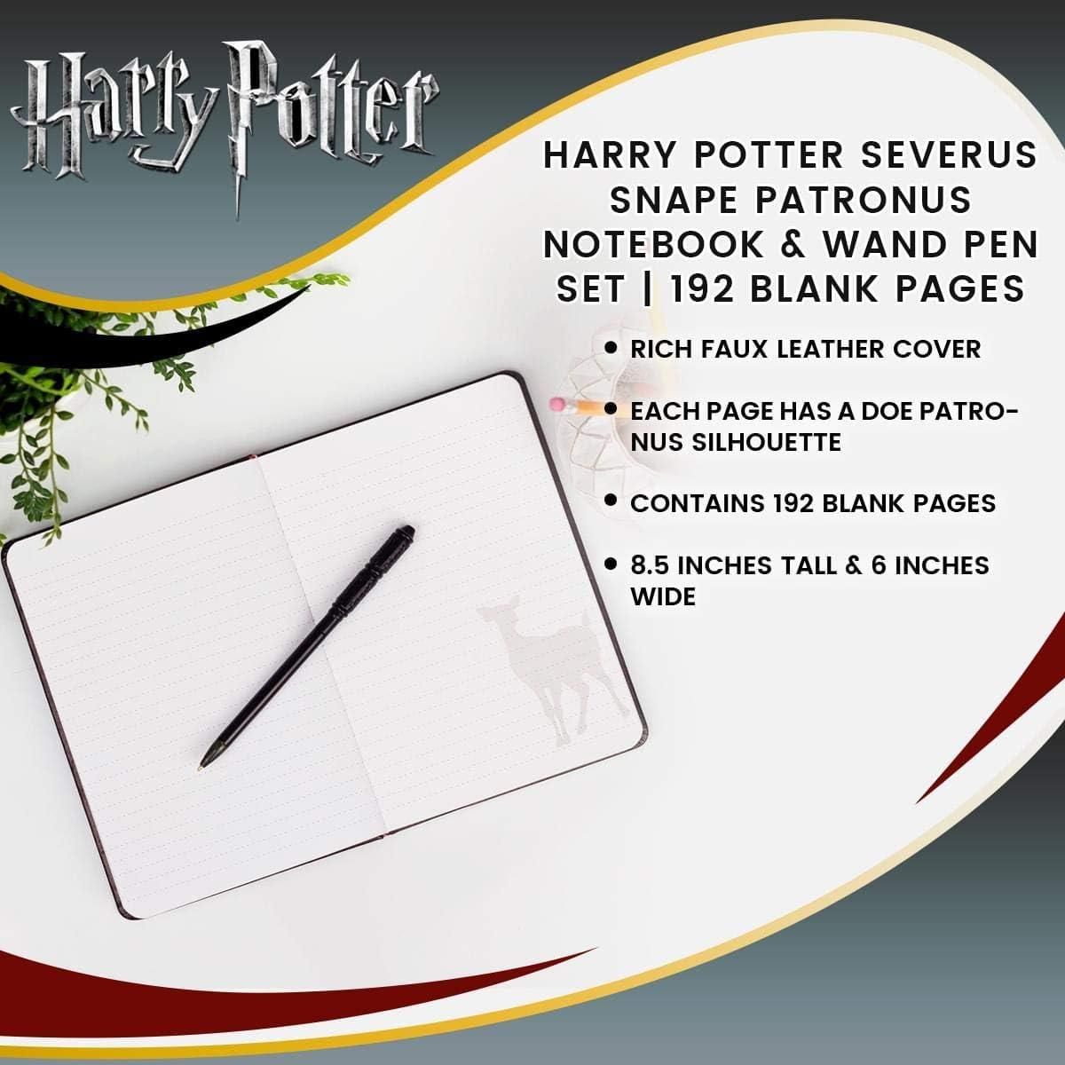 Diario Harry Potter Always Patronus con pluma de Snape