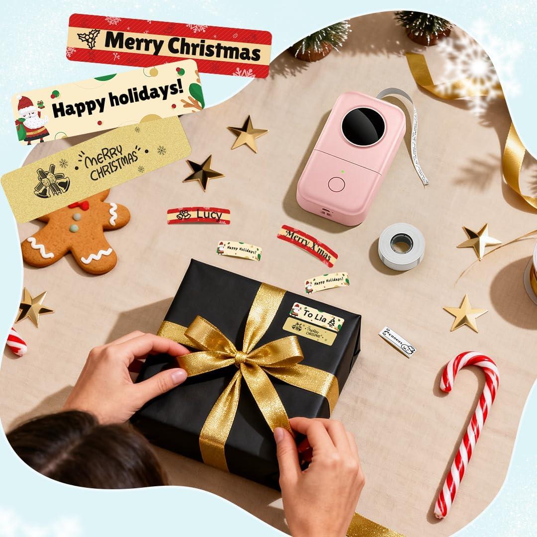 Impresora de Etiquetas Phomemo D30 Mini Bluetooth 3 Rollos