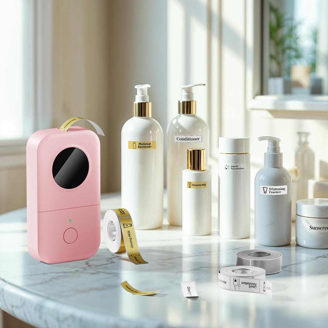 Impresora de Etiquetas Phomemo D30 Mini Bluetooth 3 Rollos