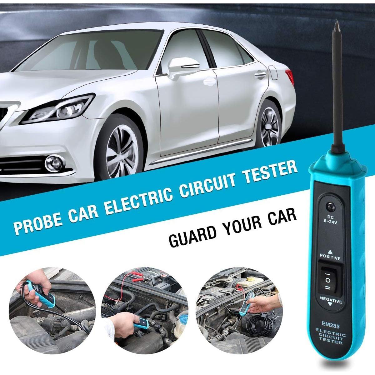 Probador de Circuito Eléctrico Allsun EM285 6-24V DC 5m