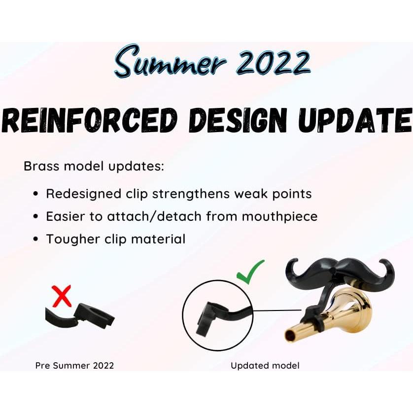 Clip-on Bigote Brasstache para Trombone y Euphonium