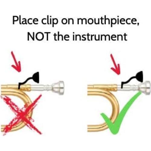 Clip-on Bigote Brasstache para Trombone y Euphonium