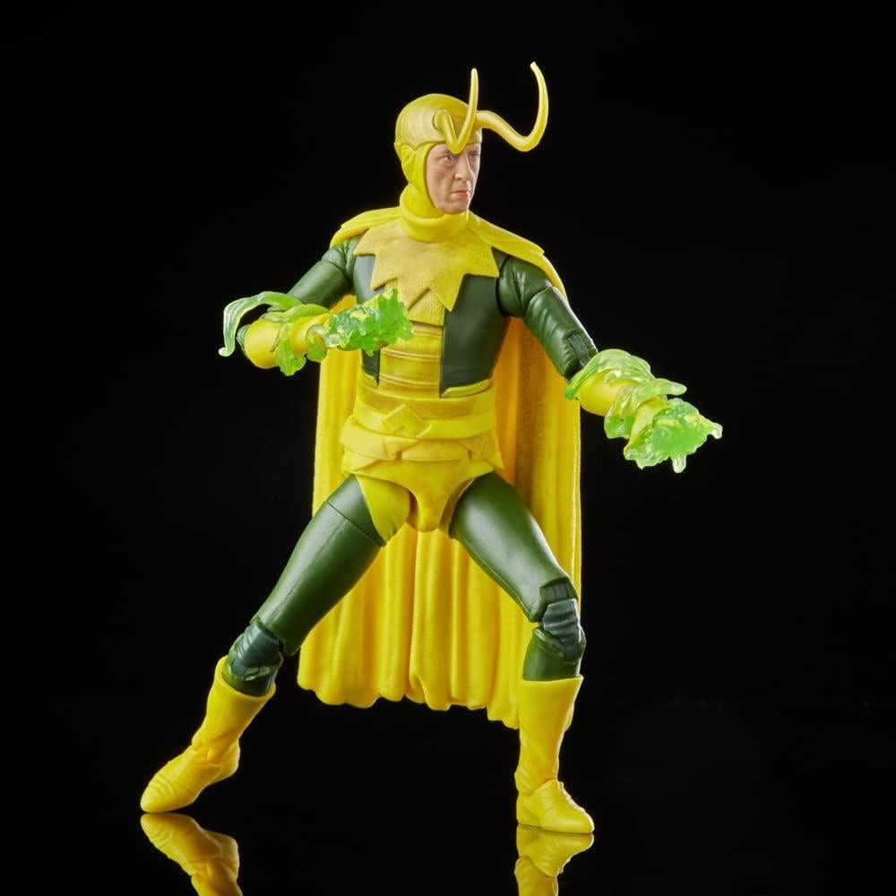 Figura de acción Classic Loki Marvel Legends 15 cm con accesorios