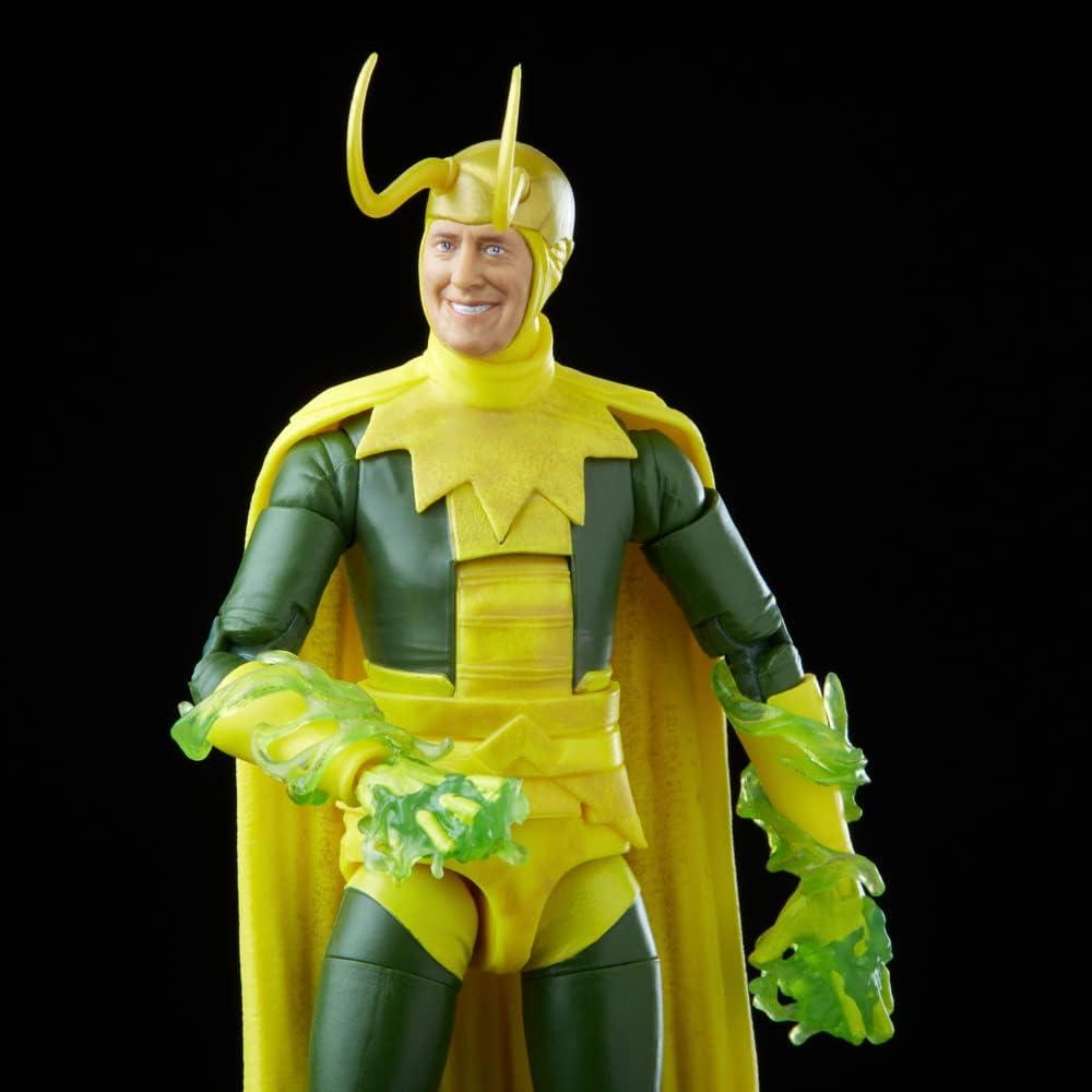Figura de acción Classic Loki Marvel Legends 15 cm con accesorios