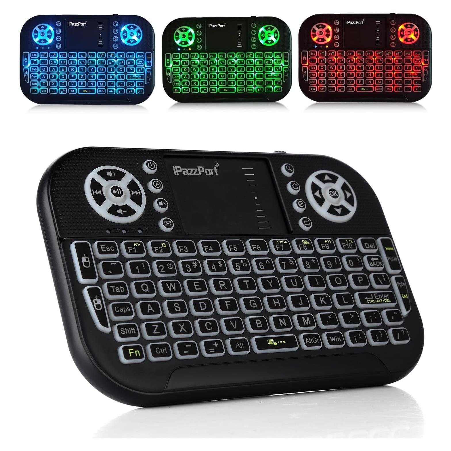 Teclado Mini Inalámbrico Bluetooth UNISEN KP-810-21SA con Touchpad