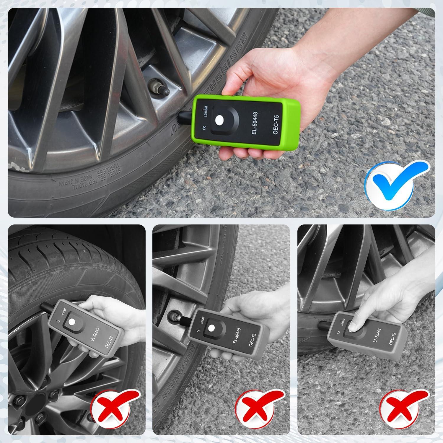 Herramienta TPMS ALPMOSN EL-50448 Verde - Reaprendizaje y Reinicio