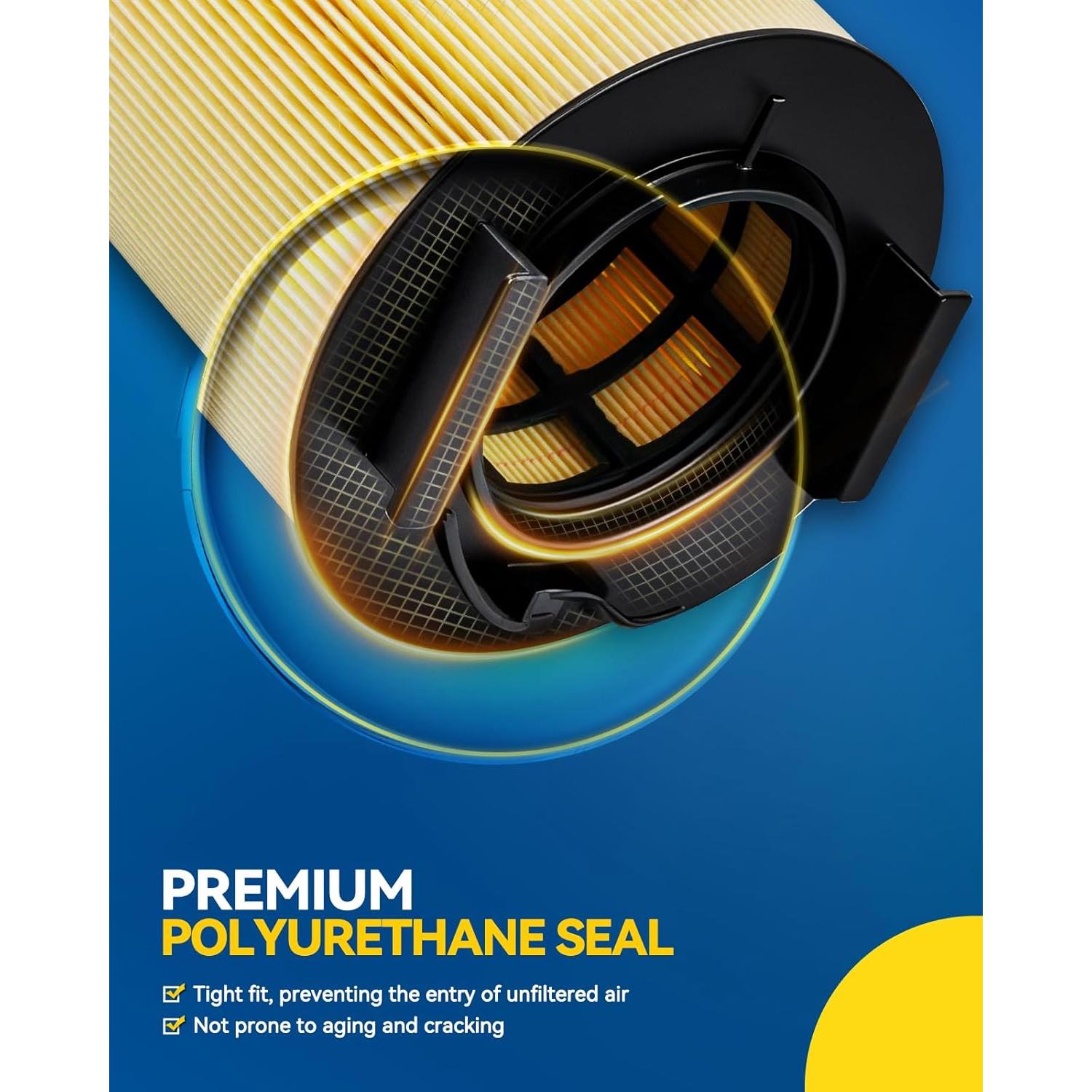 Filtro de aire del motor PHILTOP CA12268 para Audi 2017-2024