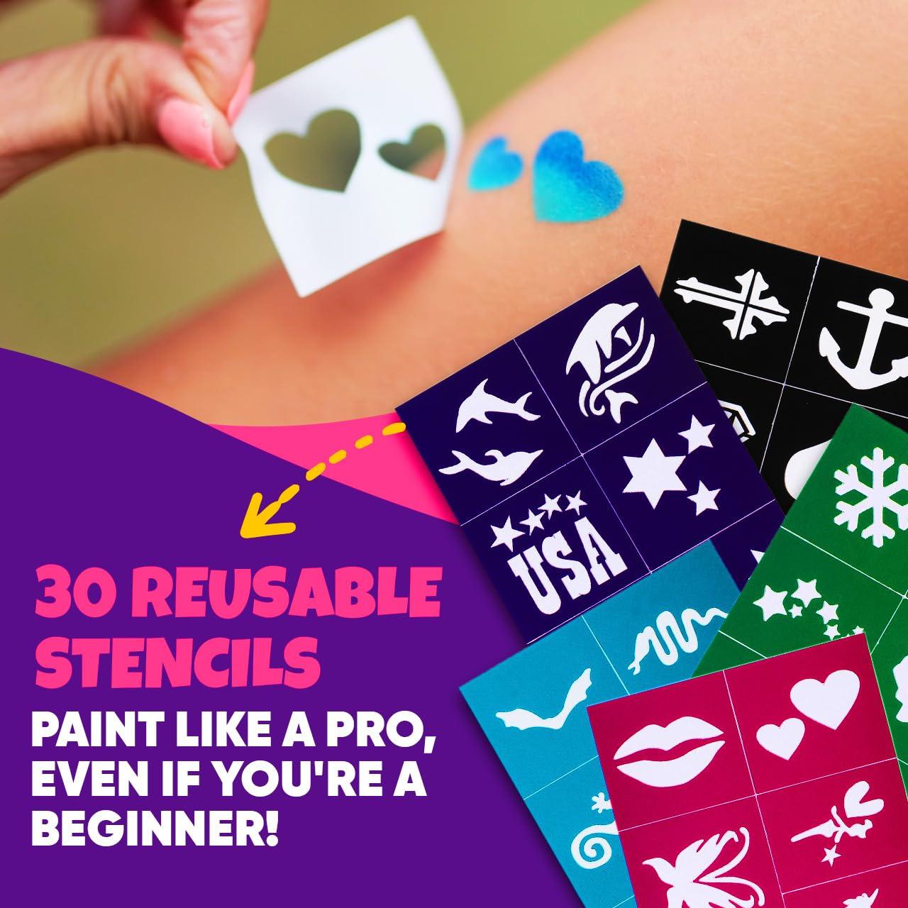 Kit de Pintura Facial Blue Squid para Niños - 12 Colores