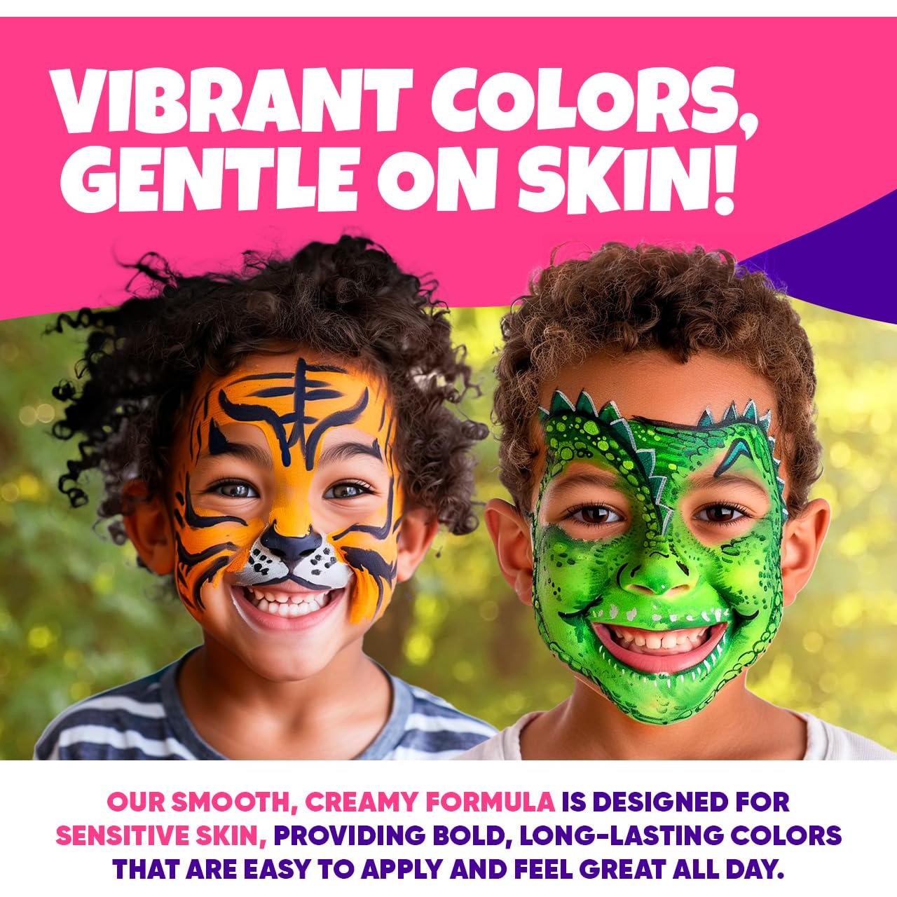 Kit de Pintura Facial Blue Squid para Niños - 12 Colores