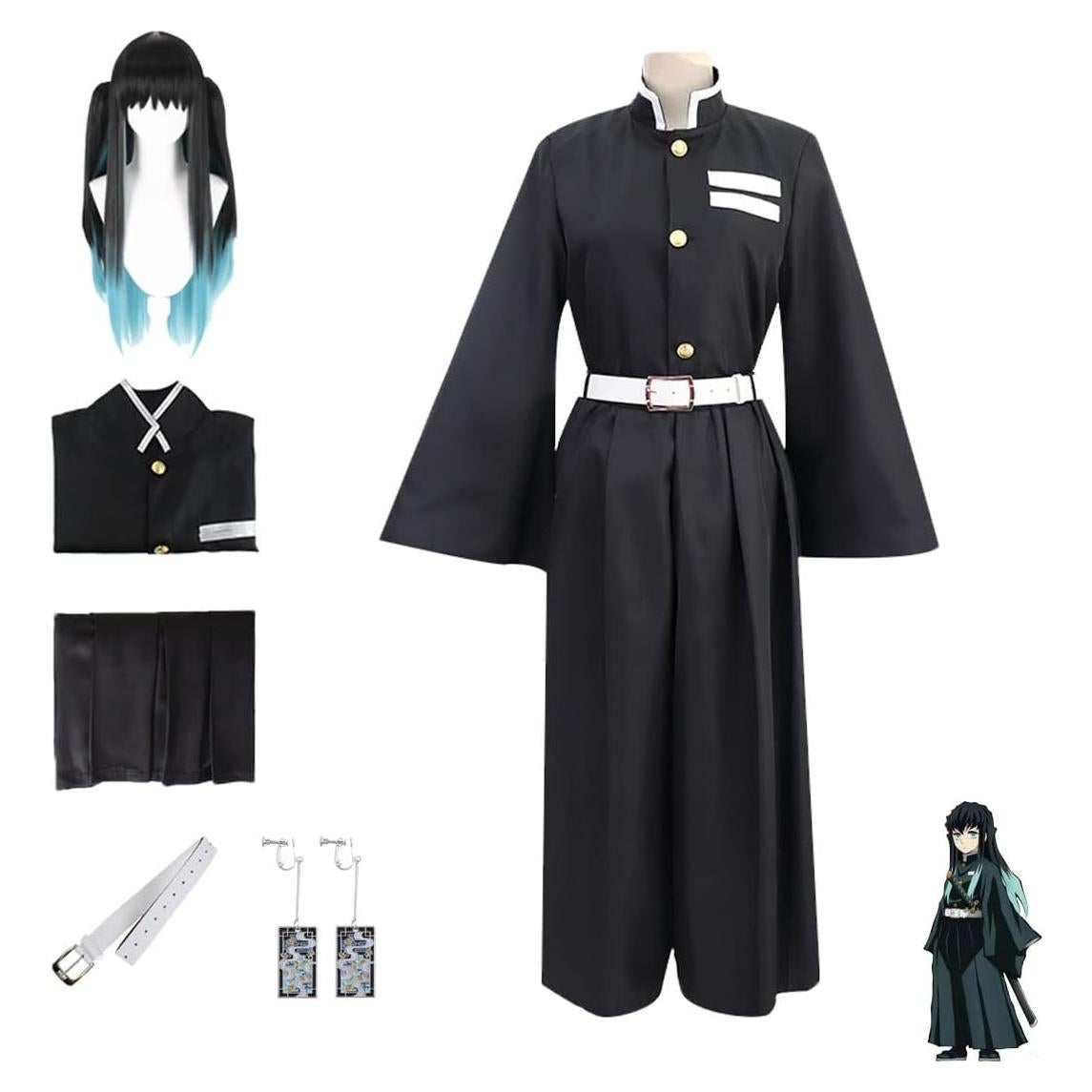 Disfraz de Cosplay UZAIN Muichiro Tokitou Adulto XXL