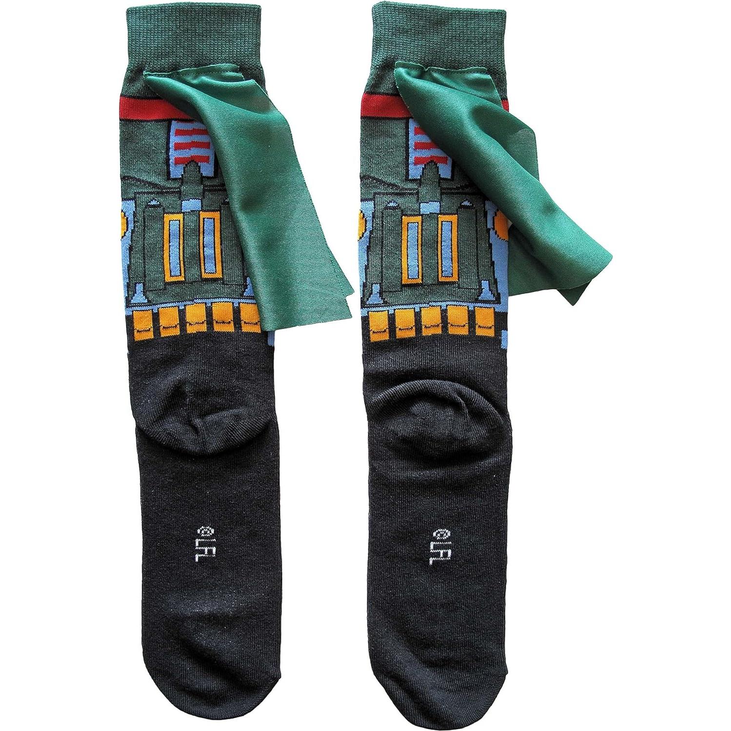 Calcetines de Hombre Boba Fett con Capa Star Wars Talla 6-12