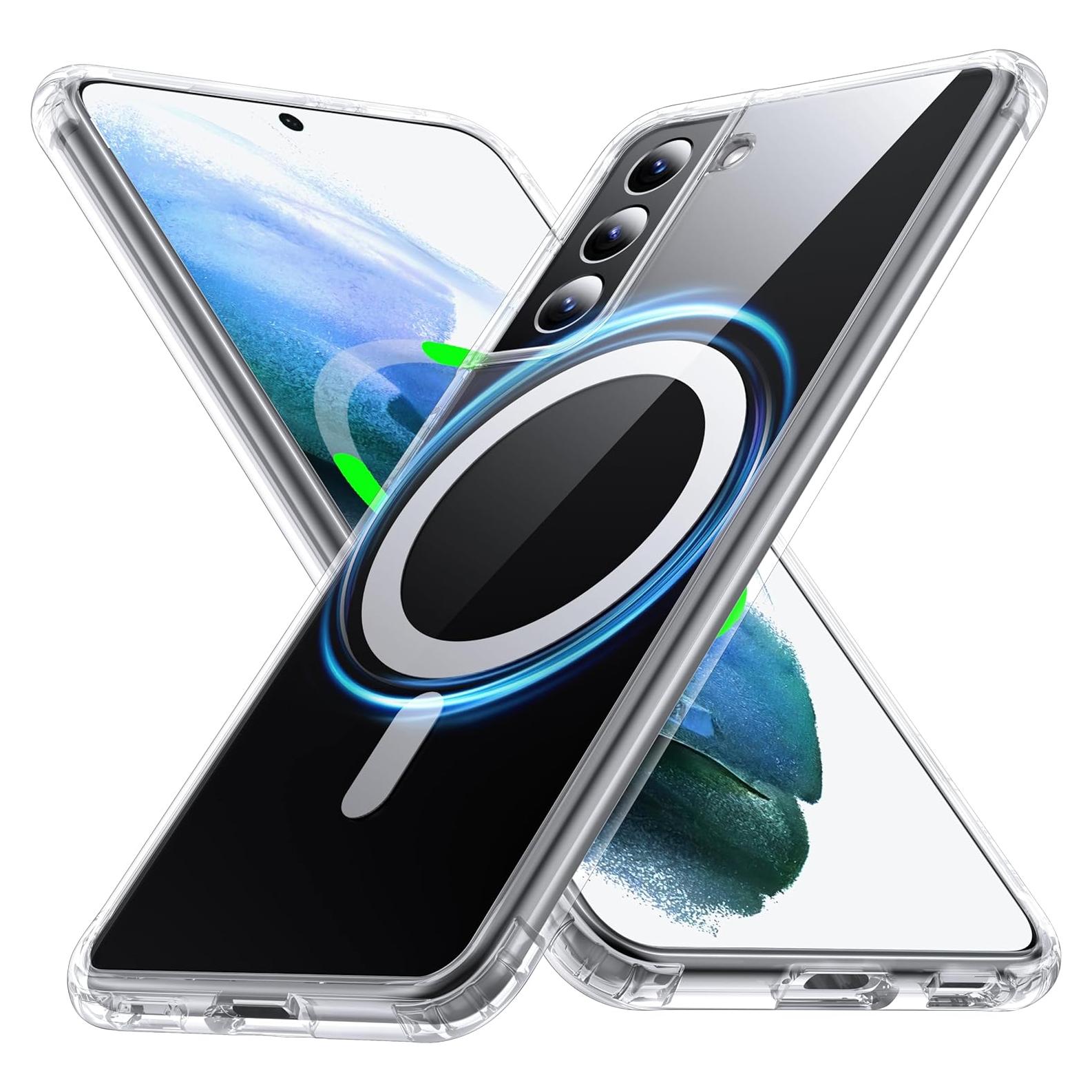 Funda Magnética para Samsung Galaxy S21 FNDMIL Transparente